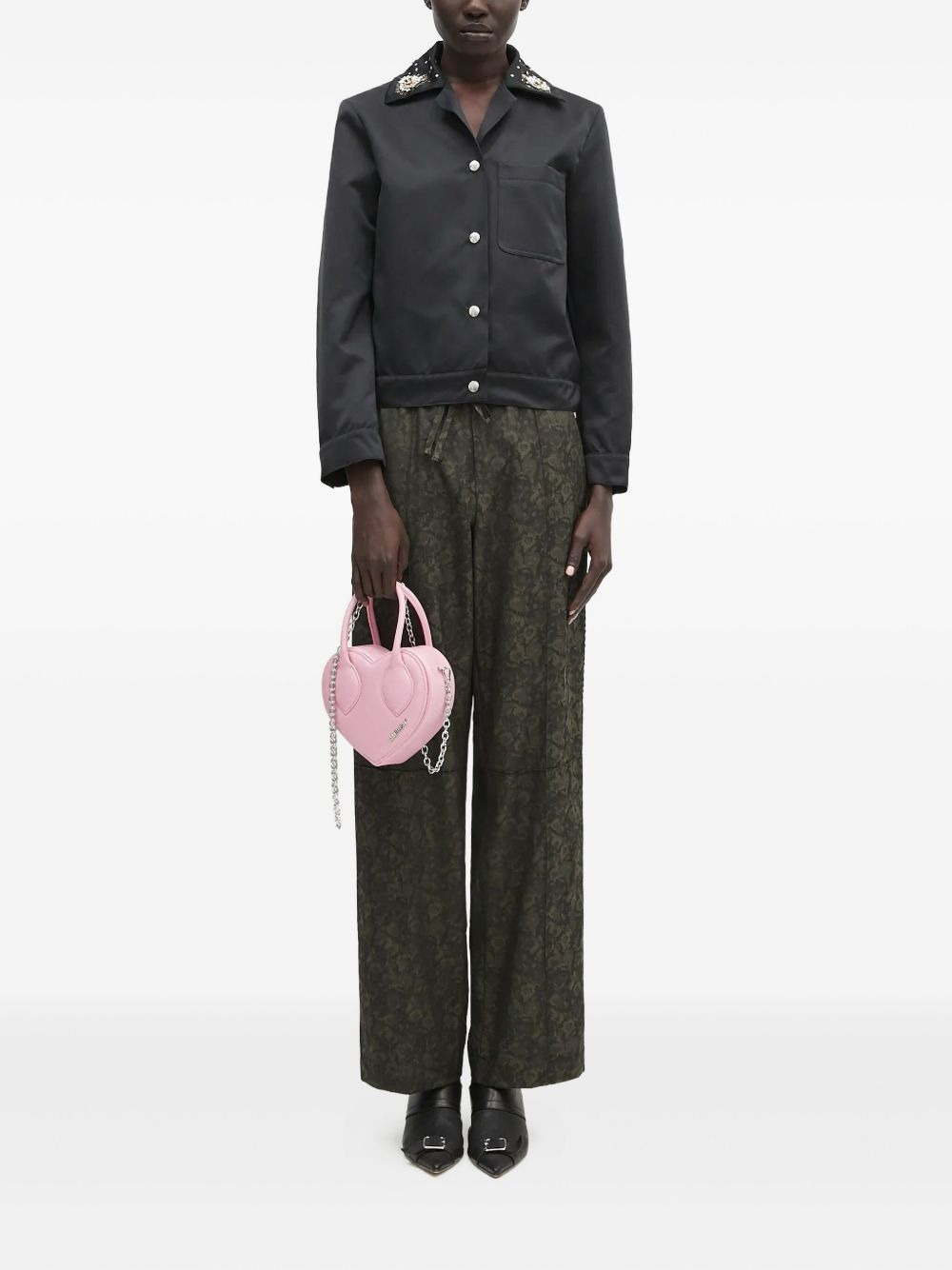 floral-print trousers - 3