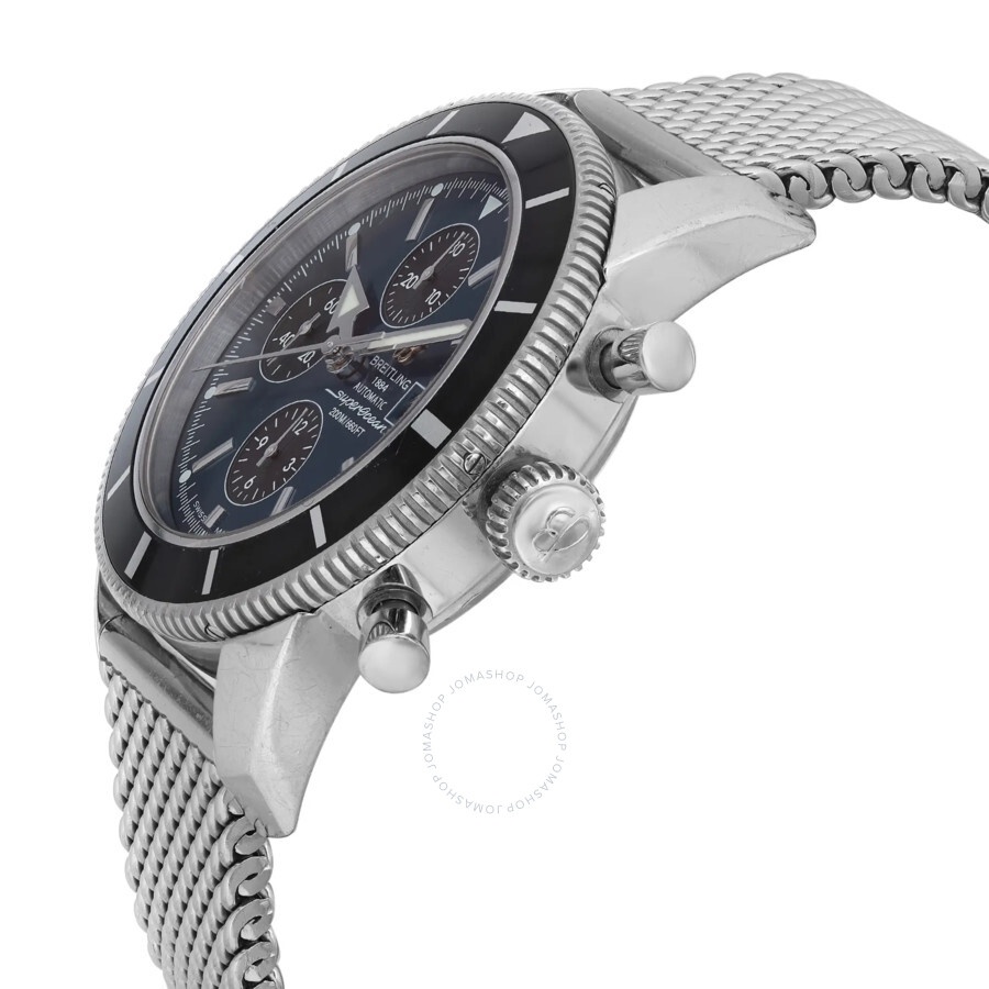 Pre-owned Breitling Breitling Superocean Heritage Chronograph Automatic Chronometer Blue Dial Men's  - 3