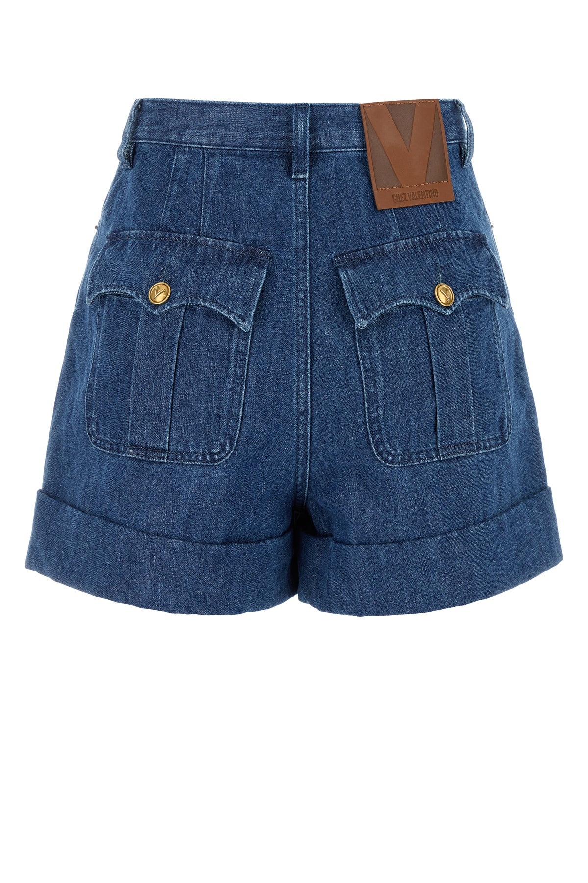 Denim shorts - 2