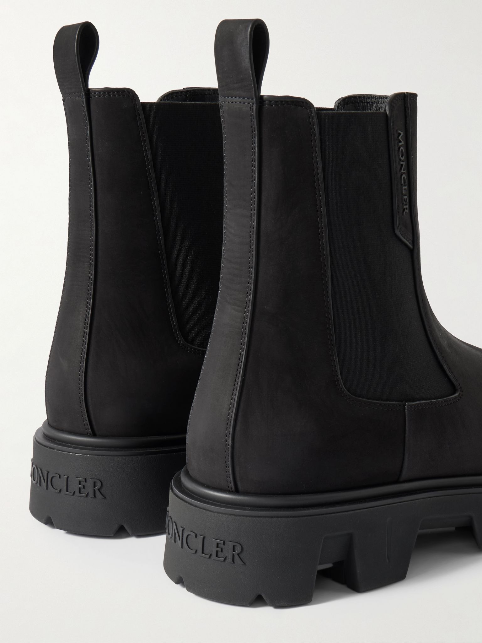 Peak City Nubuck Chelsea Boots Black - 5
