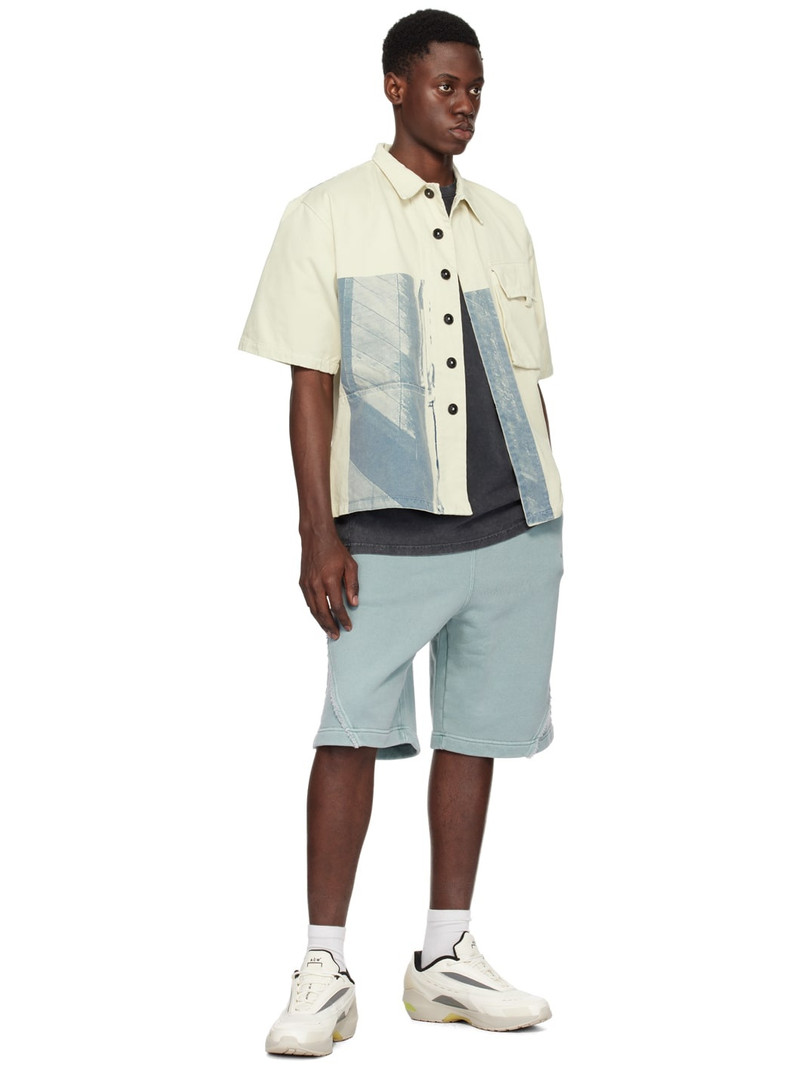 A-COLD-WALL* Blue Cubist Shorts outlook