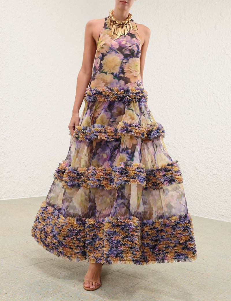 LUNA RUFFLE MAXI DRESS 9