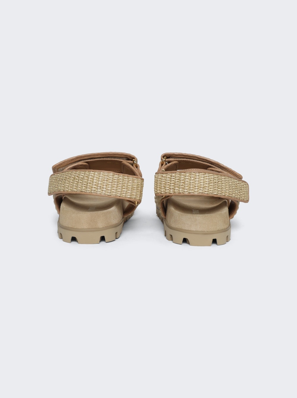 サンダル・ミュール MiuMiu | Sporty raffia-effect woven fabric sandals 5X133E 22829860_52888511_600.jpg