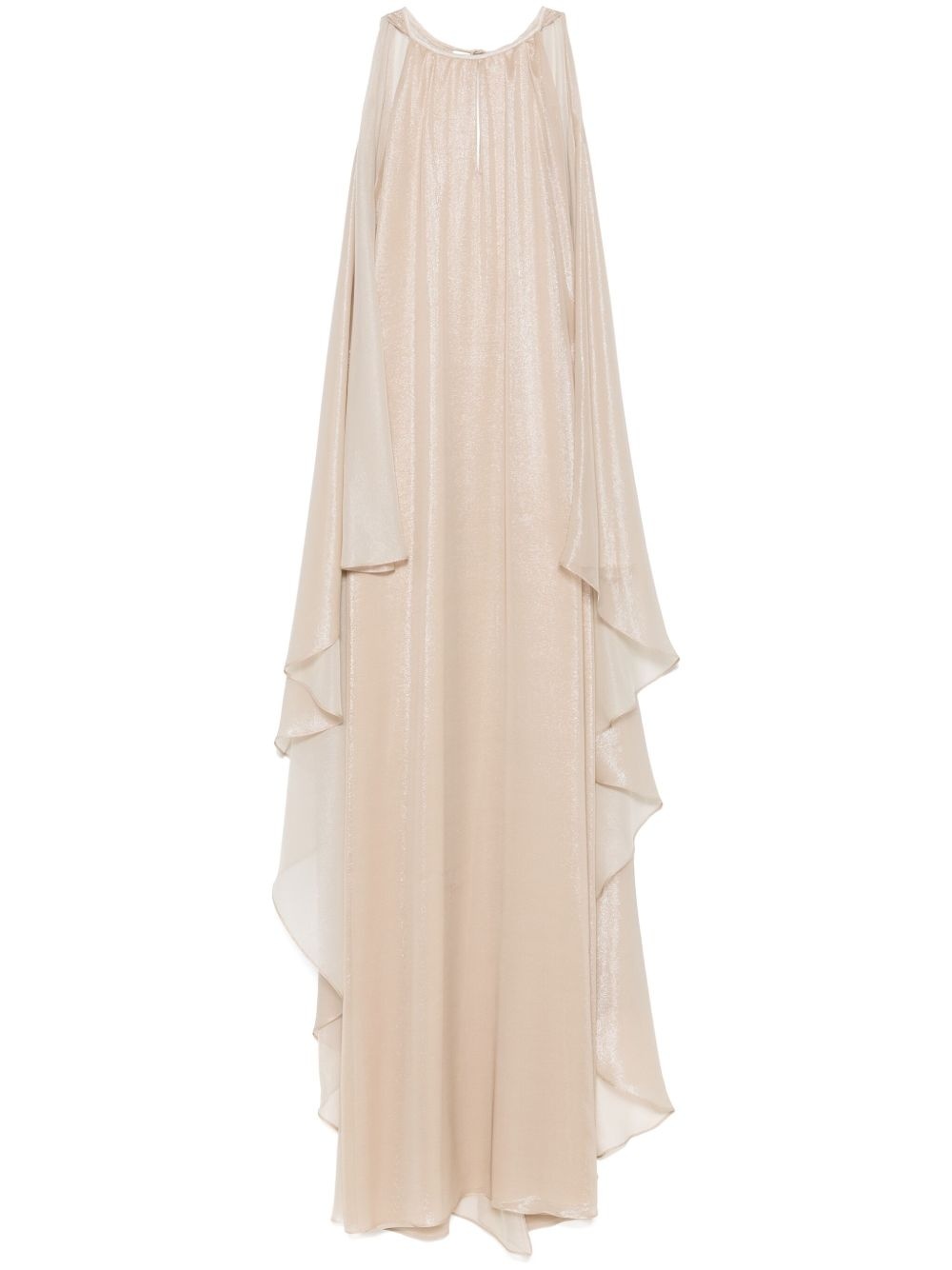 lurex maxi dress - 1