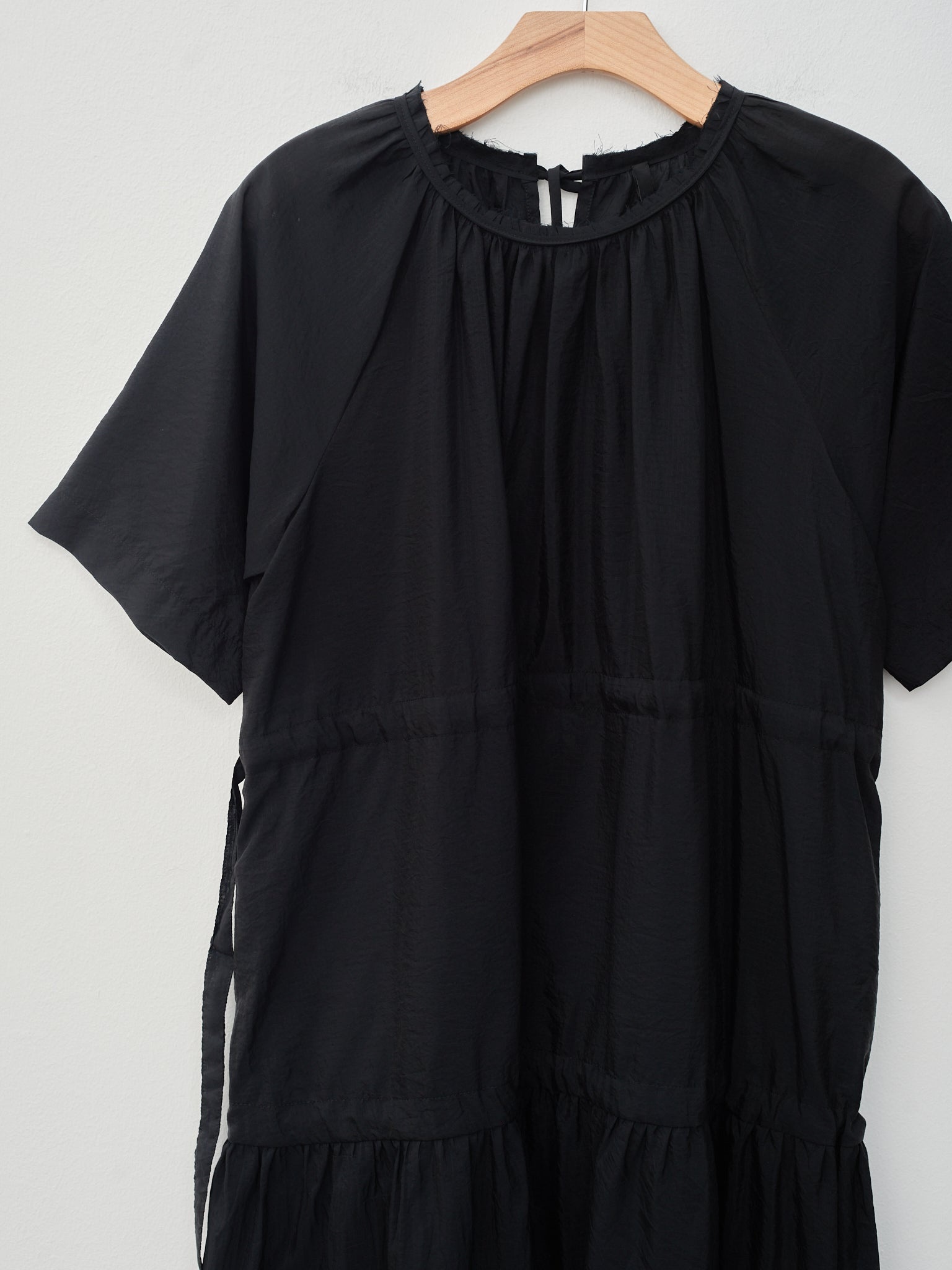 Ripstop Balloon Dress - Black - 7