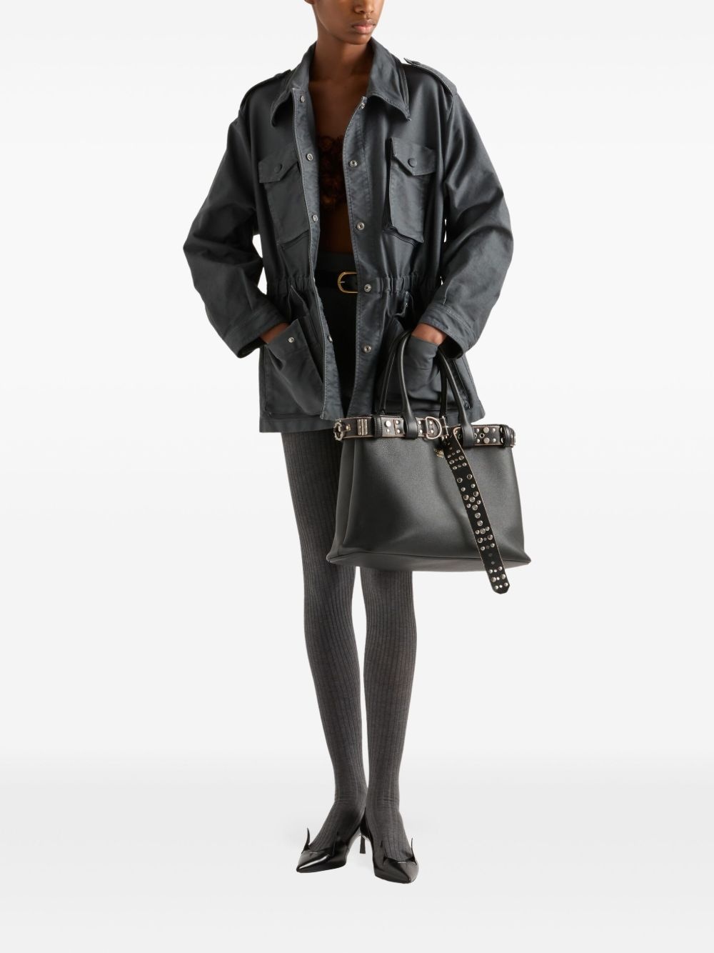 cotton safari jacket - 2