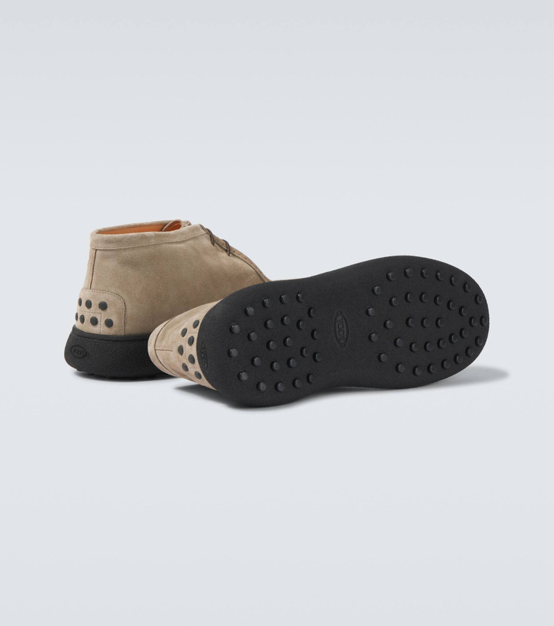 Suede lace-up boots 7
