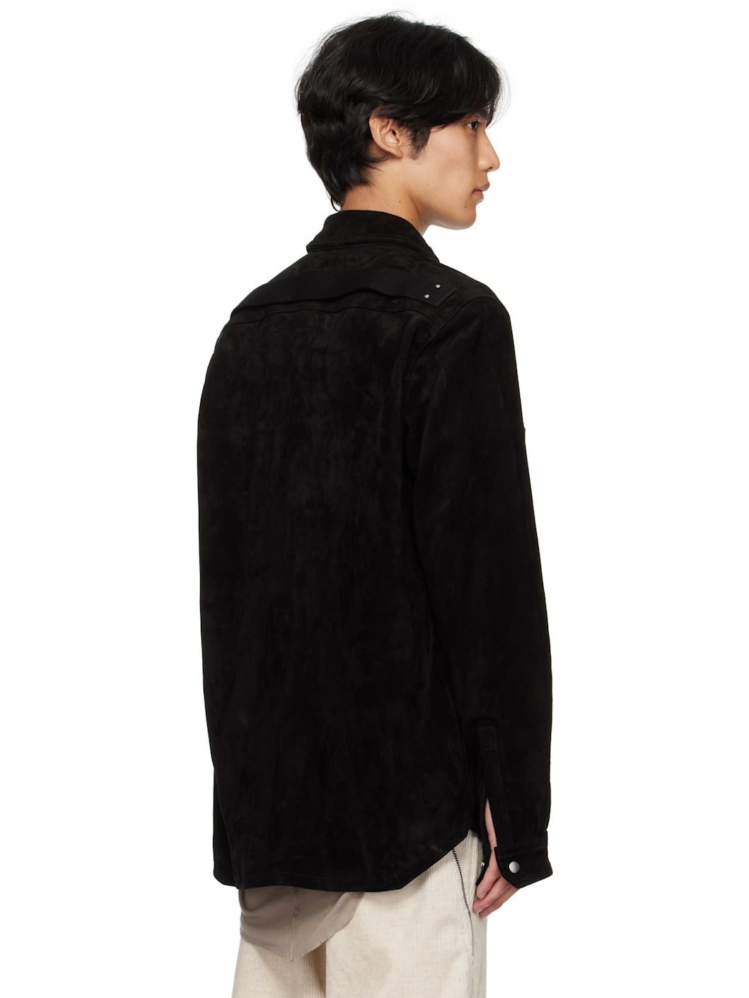 Black Concordians Outershirt Suede Jacket - 3