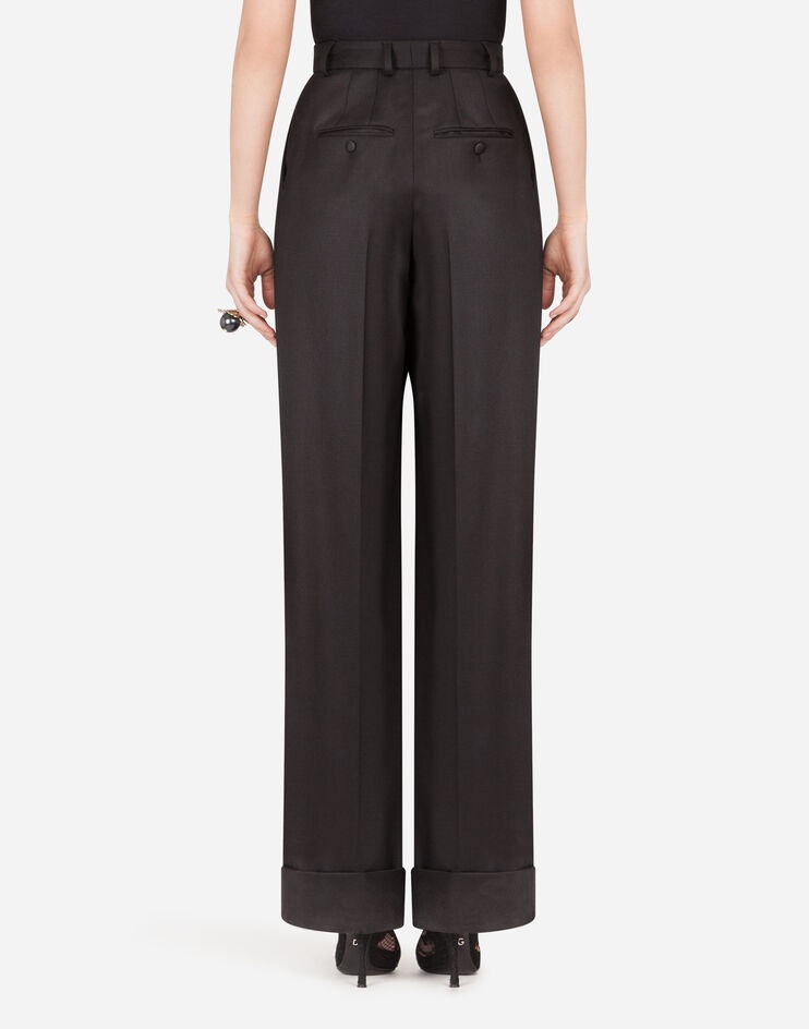 Gabardine flared pants - 2