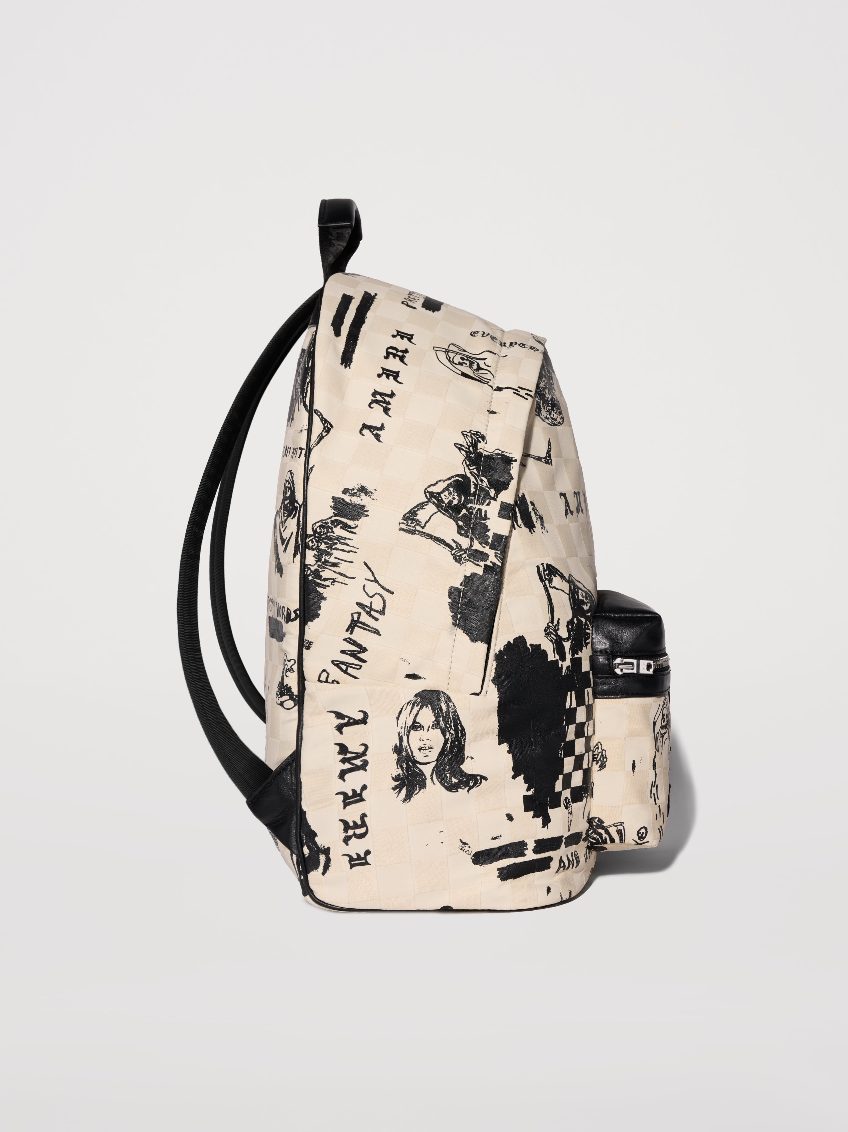 WES LANG SKETCH PRINT BACKPACK - 3