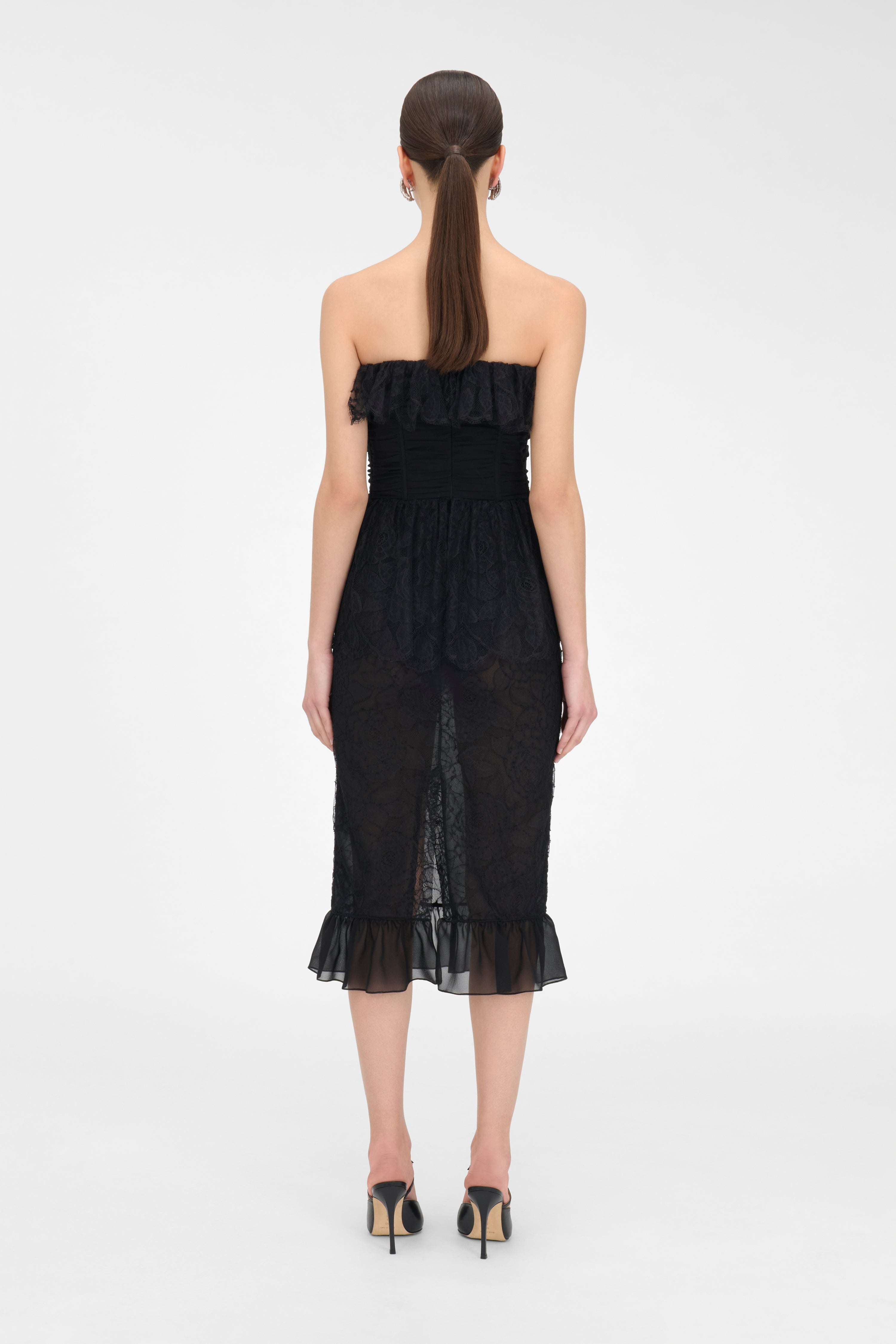 LACE BUSTIER DRESS - 4