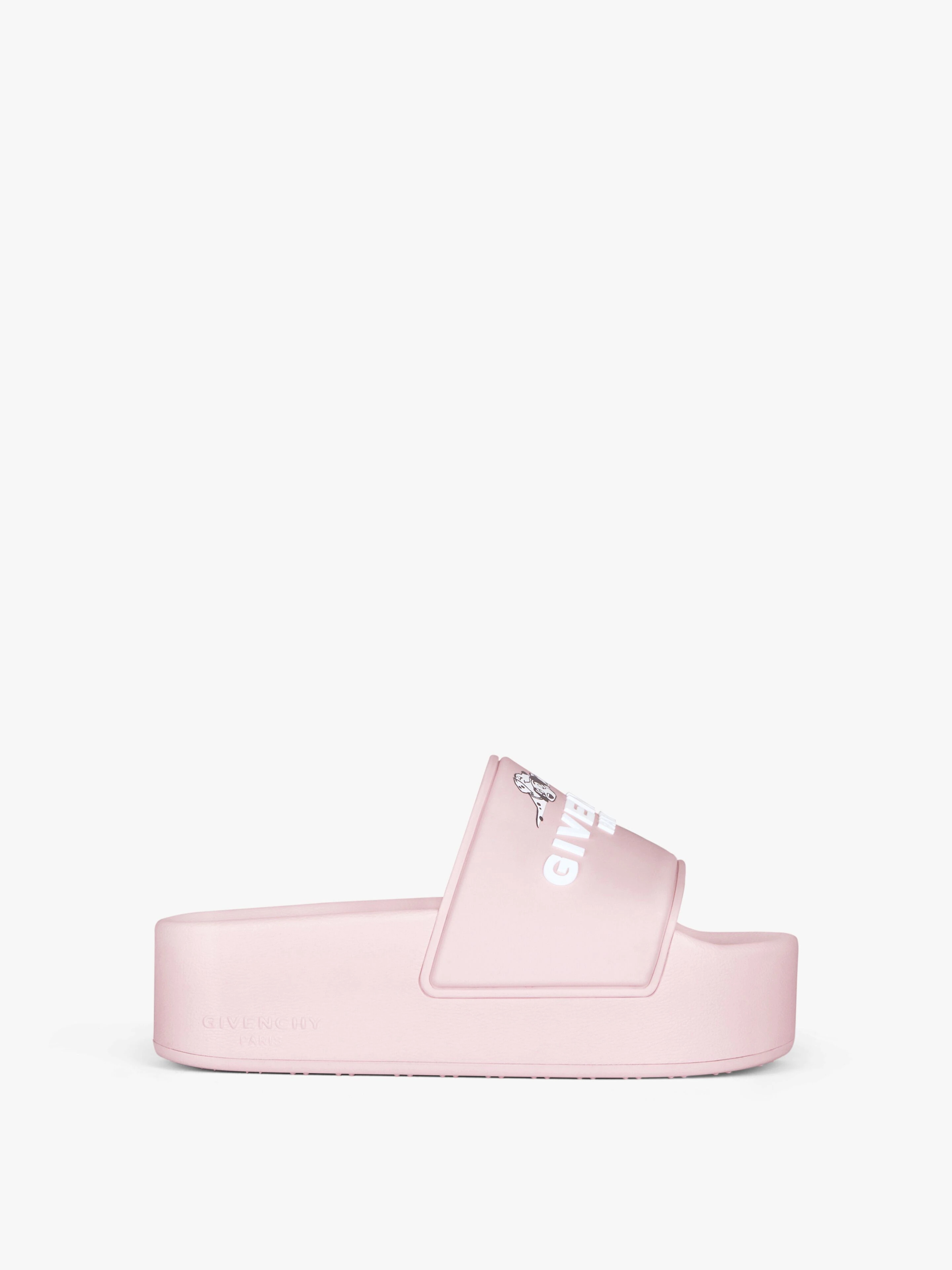 SLIDE 101 DALMATIANS SANDALS WITH PLATFORM IN RUBBER - 1