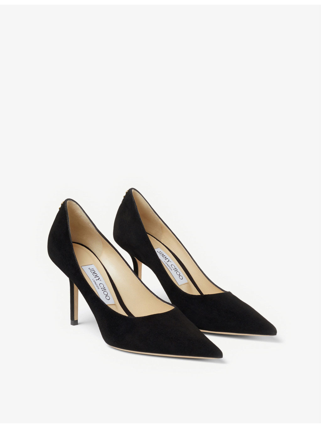 Love pointed-toe suede heels - 4