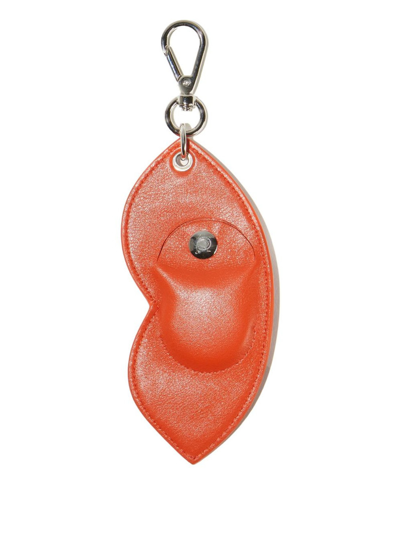 PUCCI lip-shaped suede airtag holder outlook
