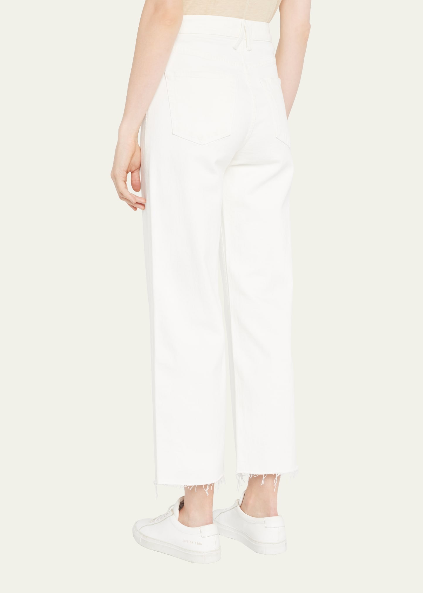 Grace Straight Raw Hem Jeans - 3