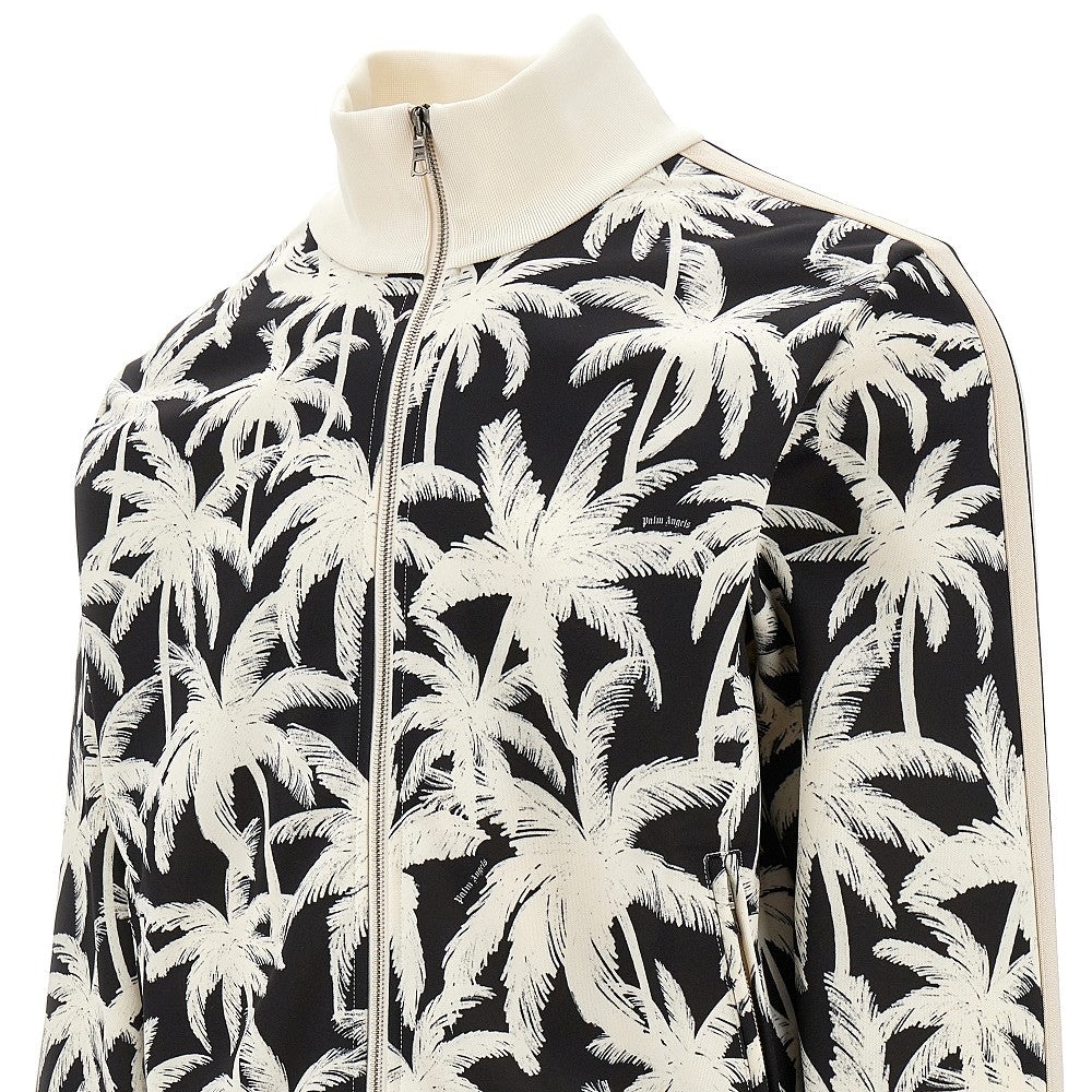 ALL-OVER PALMS MOTIF TRACK JACKET - 2