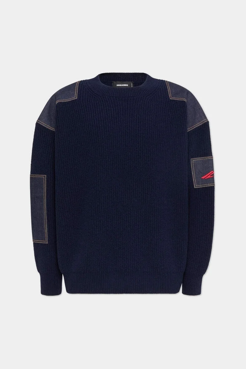 ICON DENIM PATCH JUMPER - 1