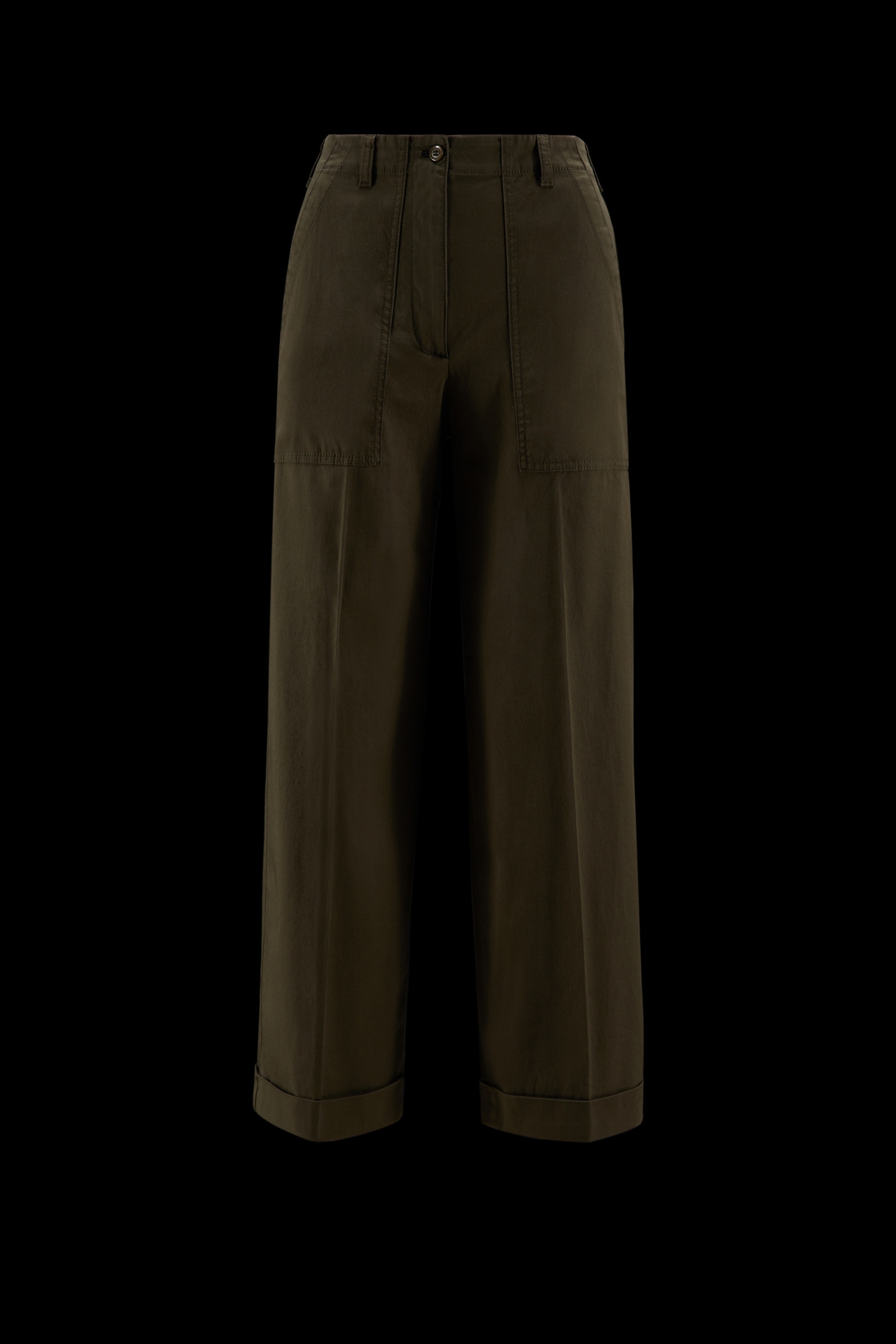 Cotton Poplin Pants - 1