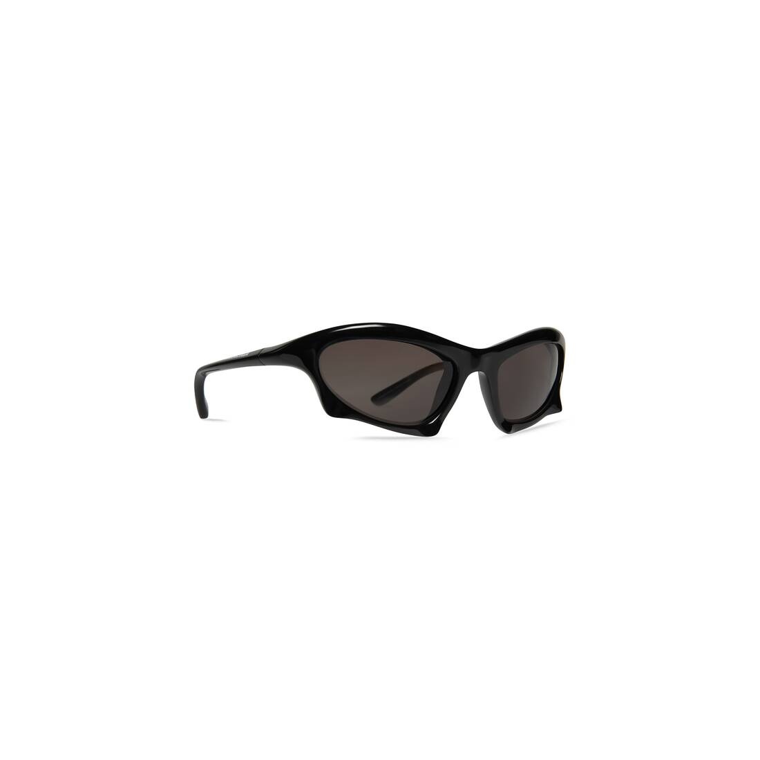 Bat Rectangle Sunglasses in Black - 2