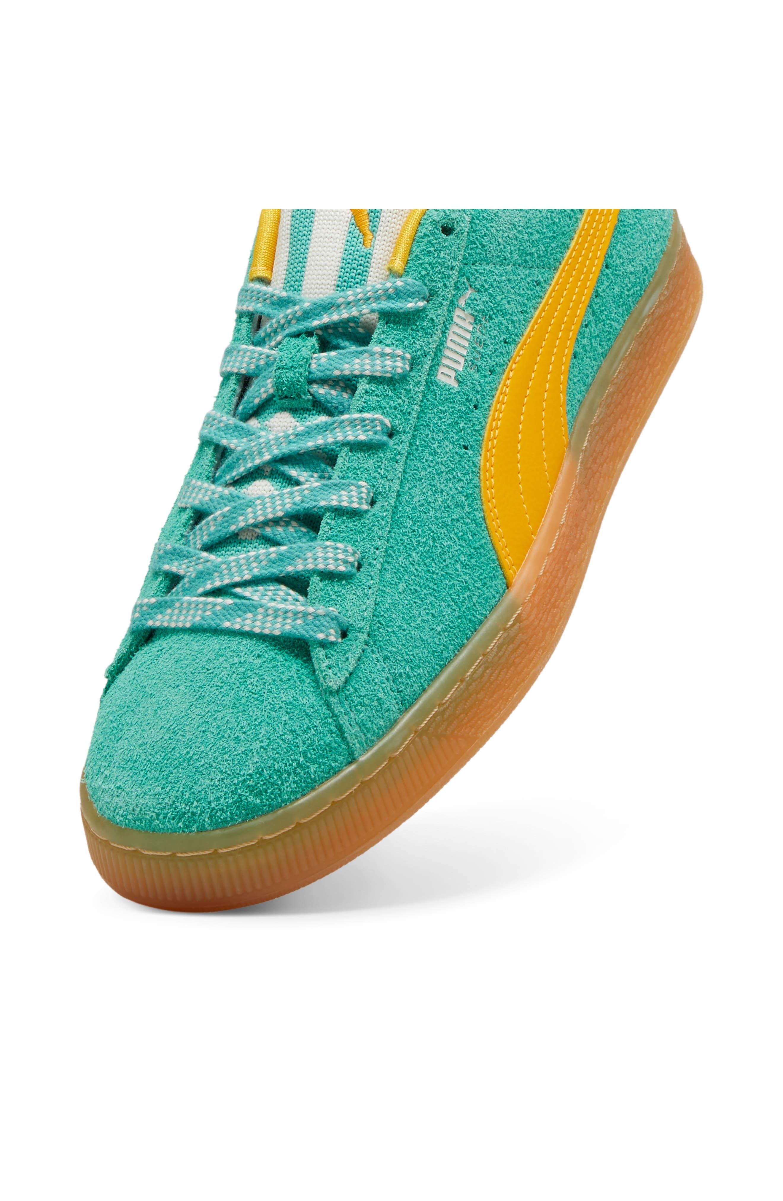 PUMA Suede Supertifo Low Top Sneaker in Jade Frost-Gum at Nordstrom - 5