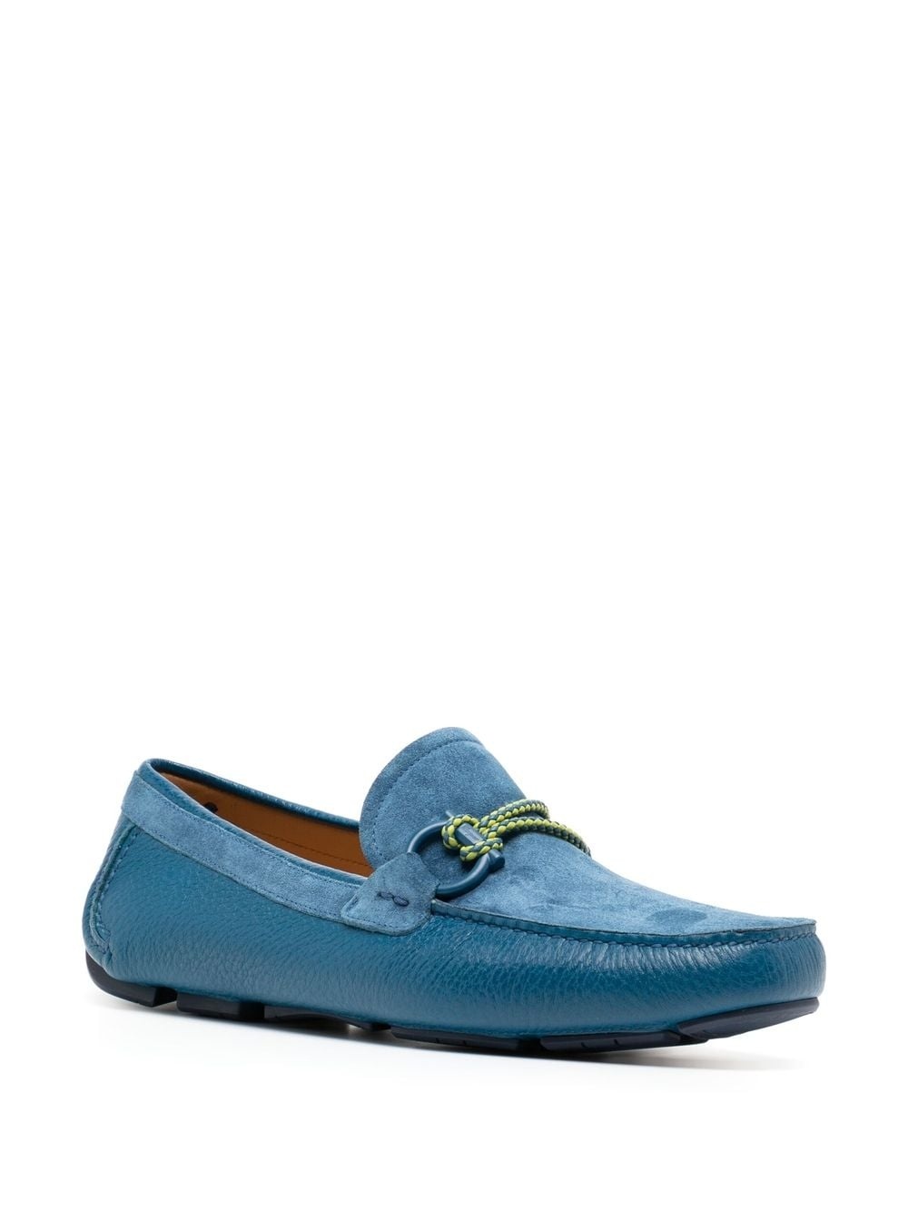 Gancini-detail calf-leather loafers - 2