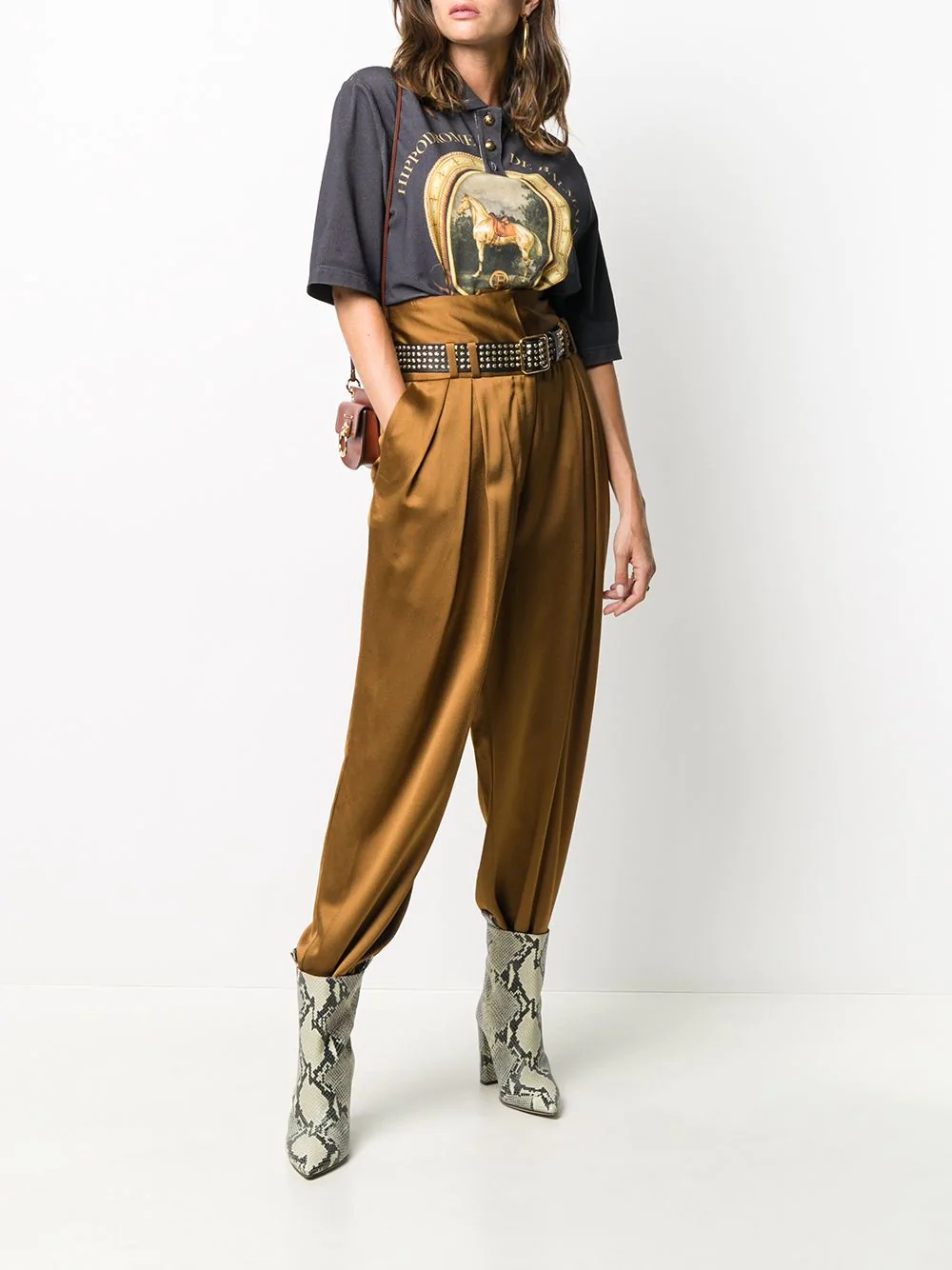 high-waisted trousers - 2