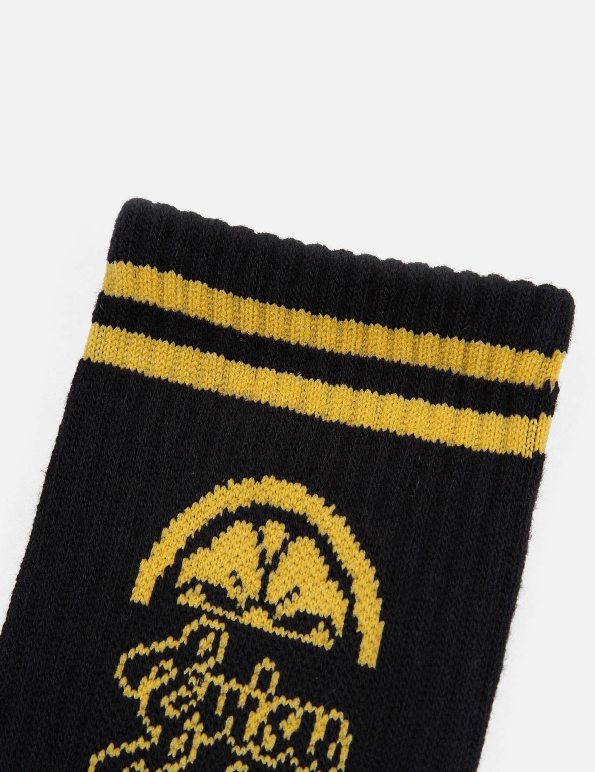 KAMON AND LOGO-TRIO JACQUARD LONG SOCKS - 3