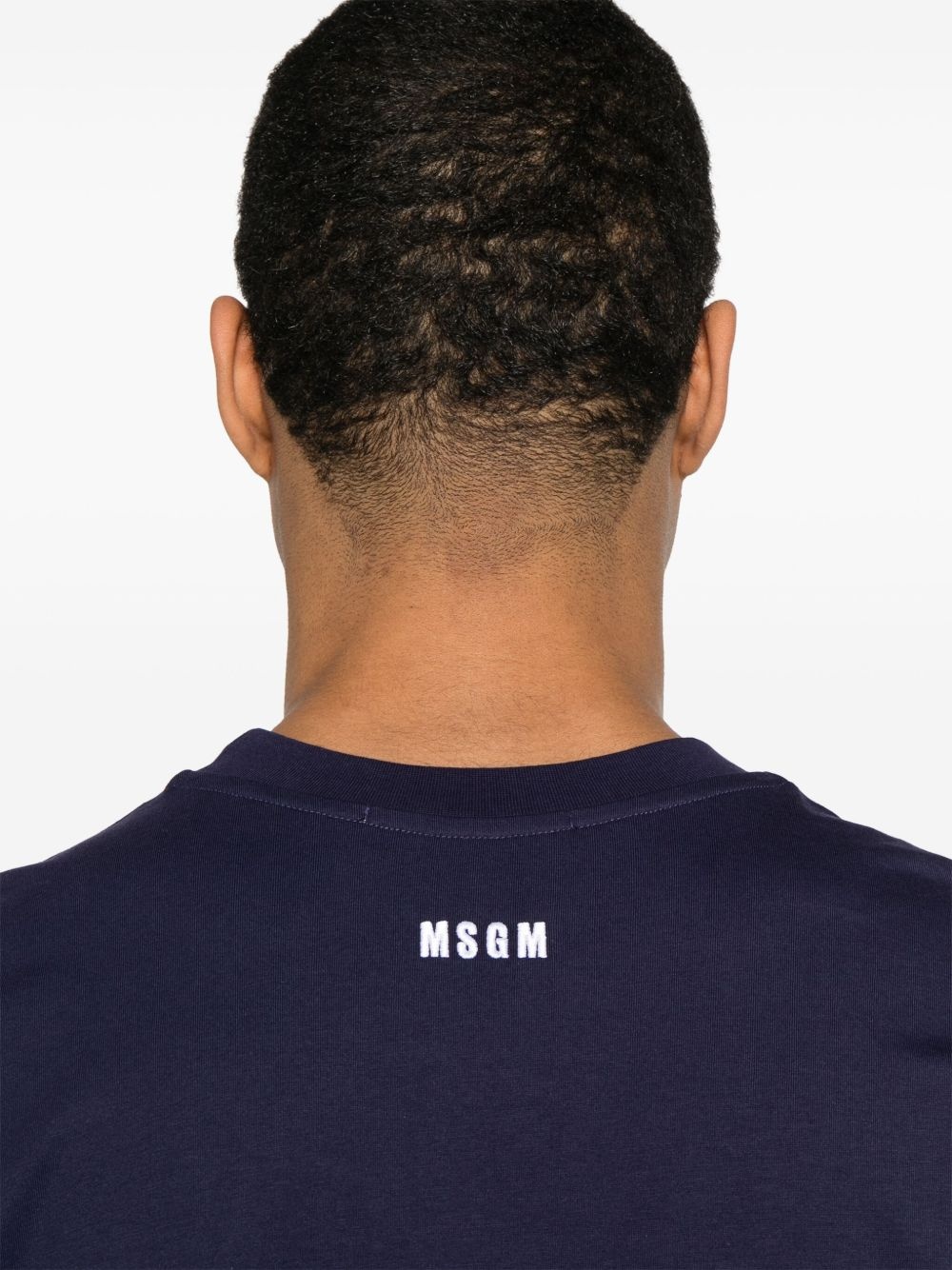 logo-embroidered T-shirt - 4