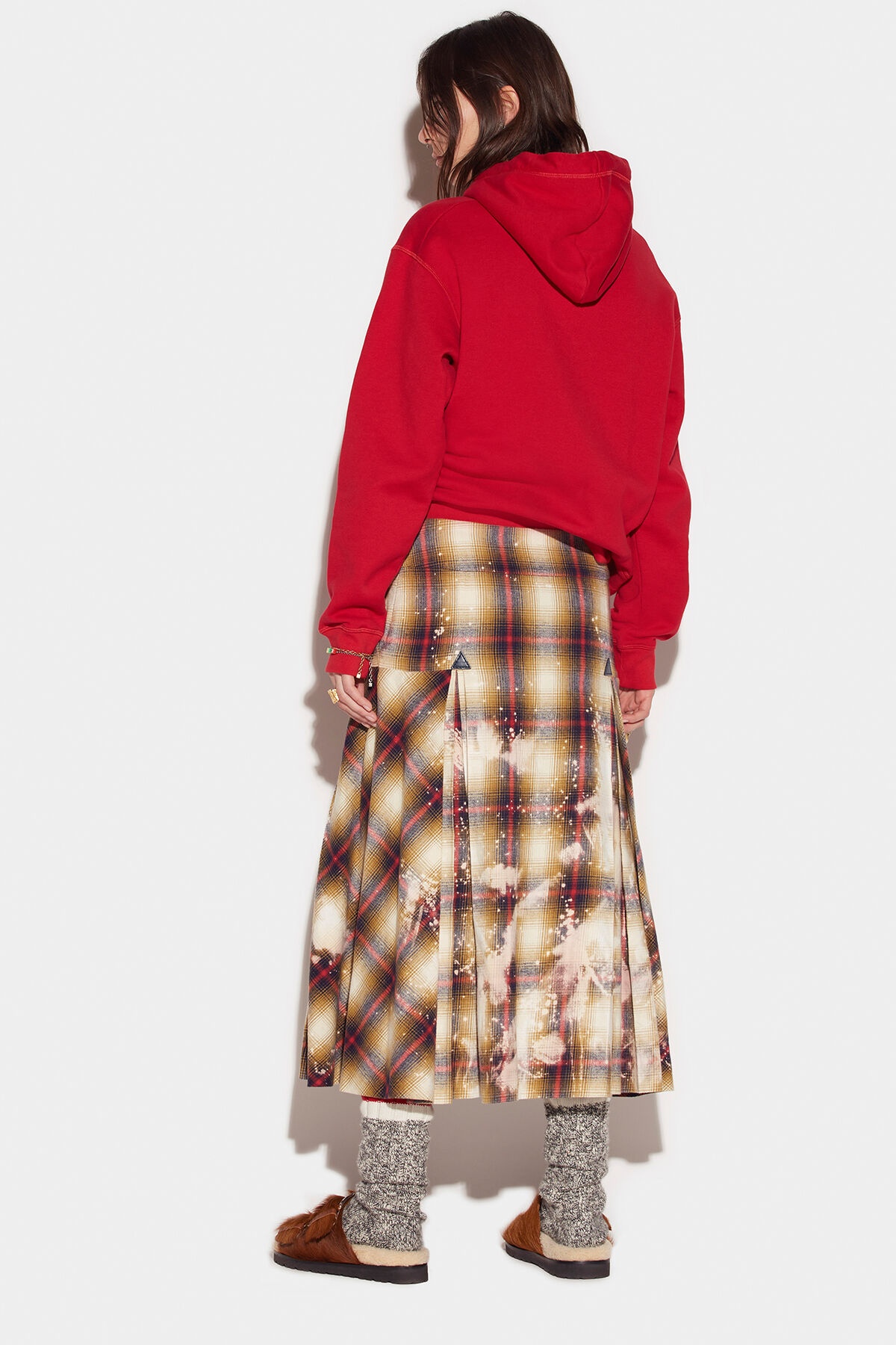 PLEATED MIDI SKIRT - 2
