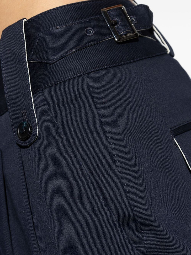 pleated belted trousers 5