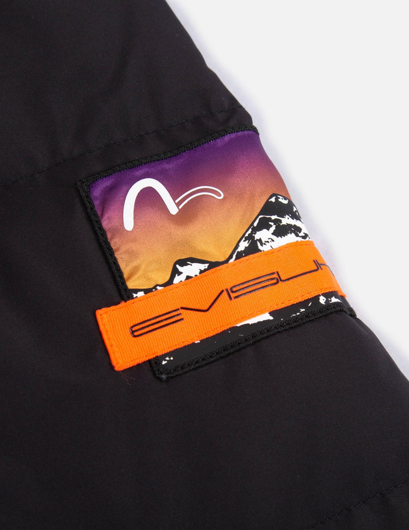 Contrast Webbing Strap Quilted Down Jacket 12