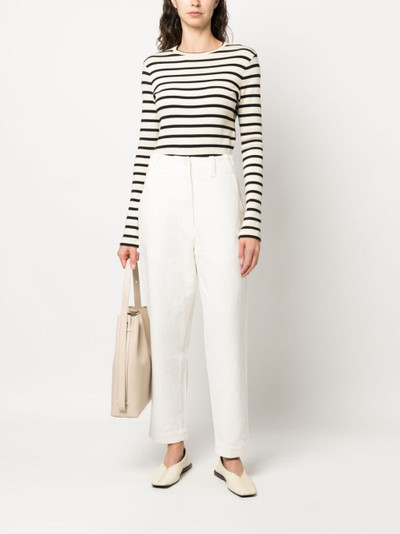 MARGARET HOWELL high-waisted tapered trousers outlook