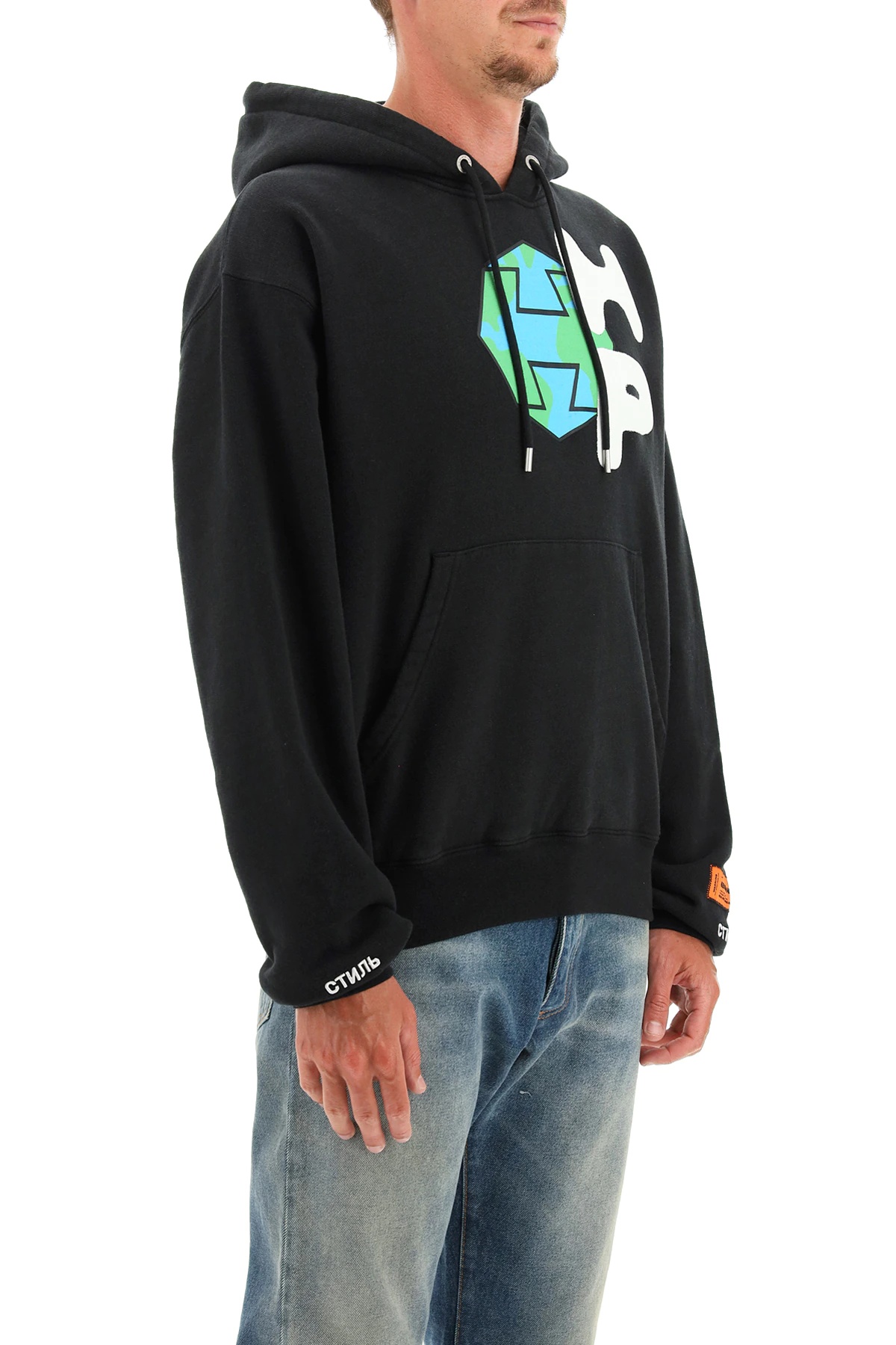 SPRAY GLOBE HOODIE - 3