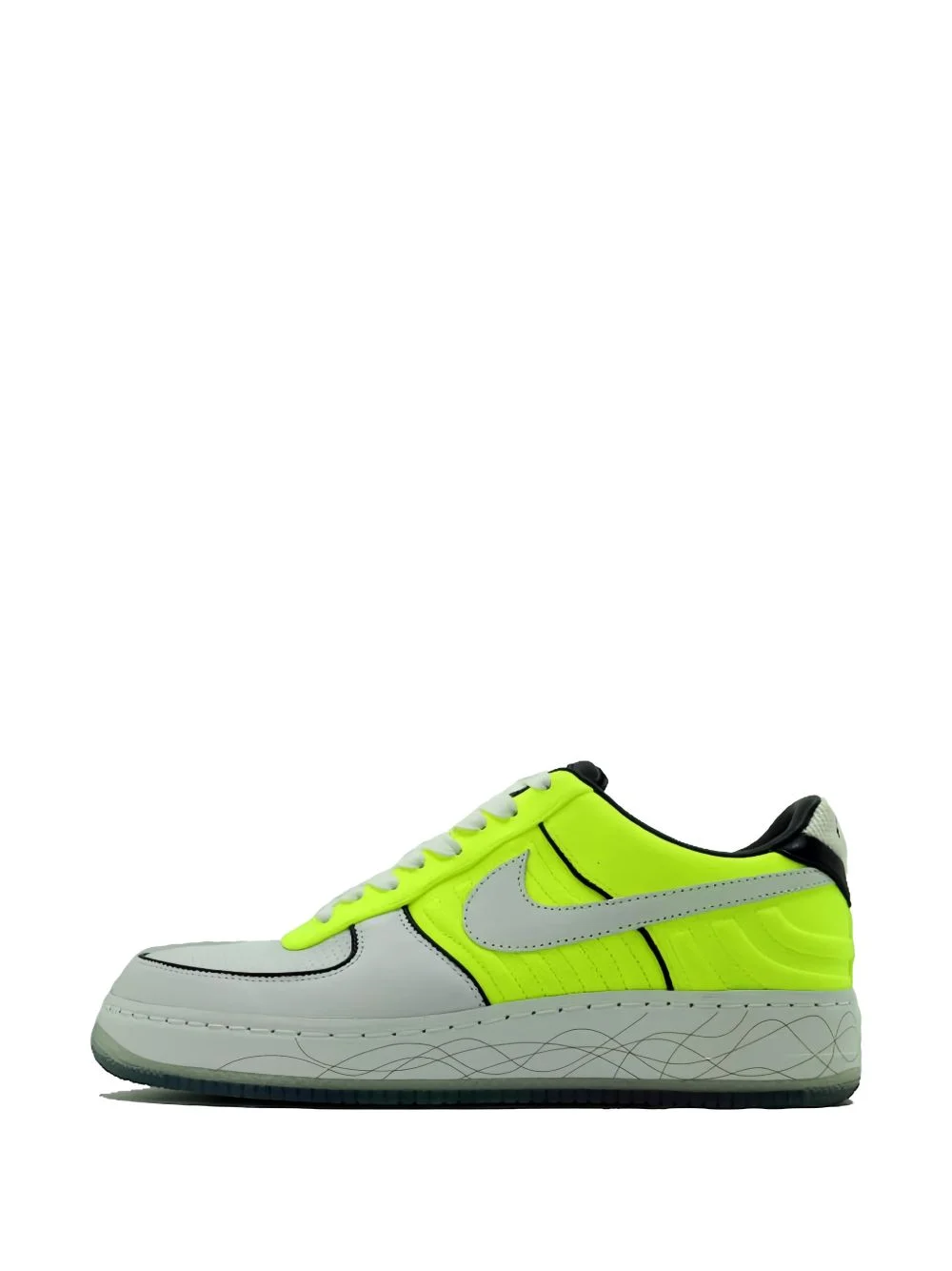 logo perforated toe-box sneakers - 1