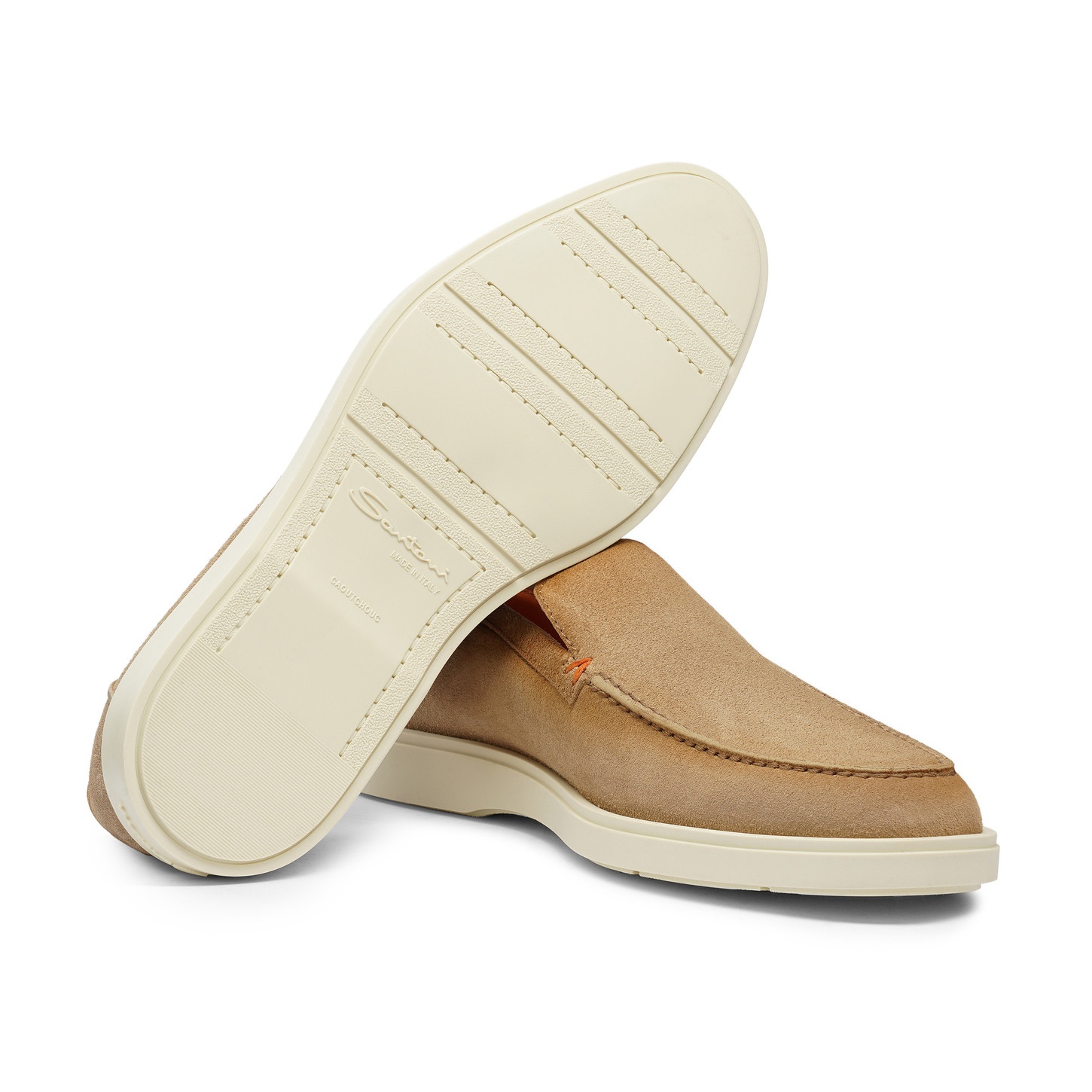Men’s beige suede loafer - 4