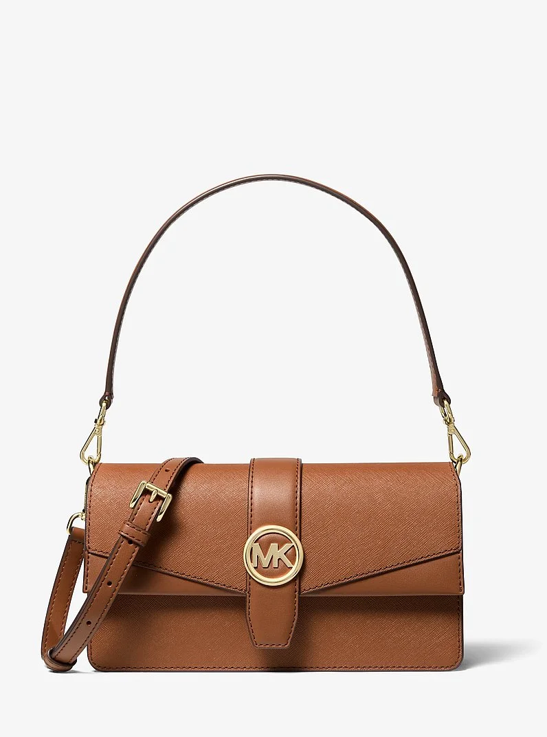 Greenwich Medium Saffiano Leather Shoulder Bag - 1
