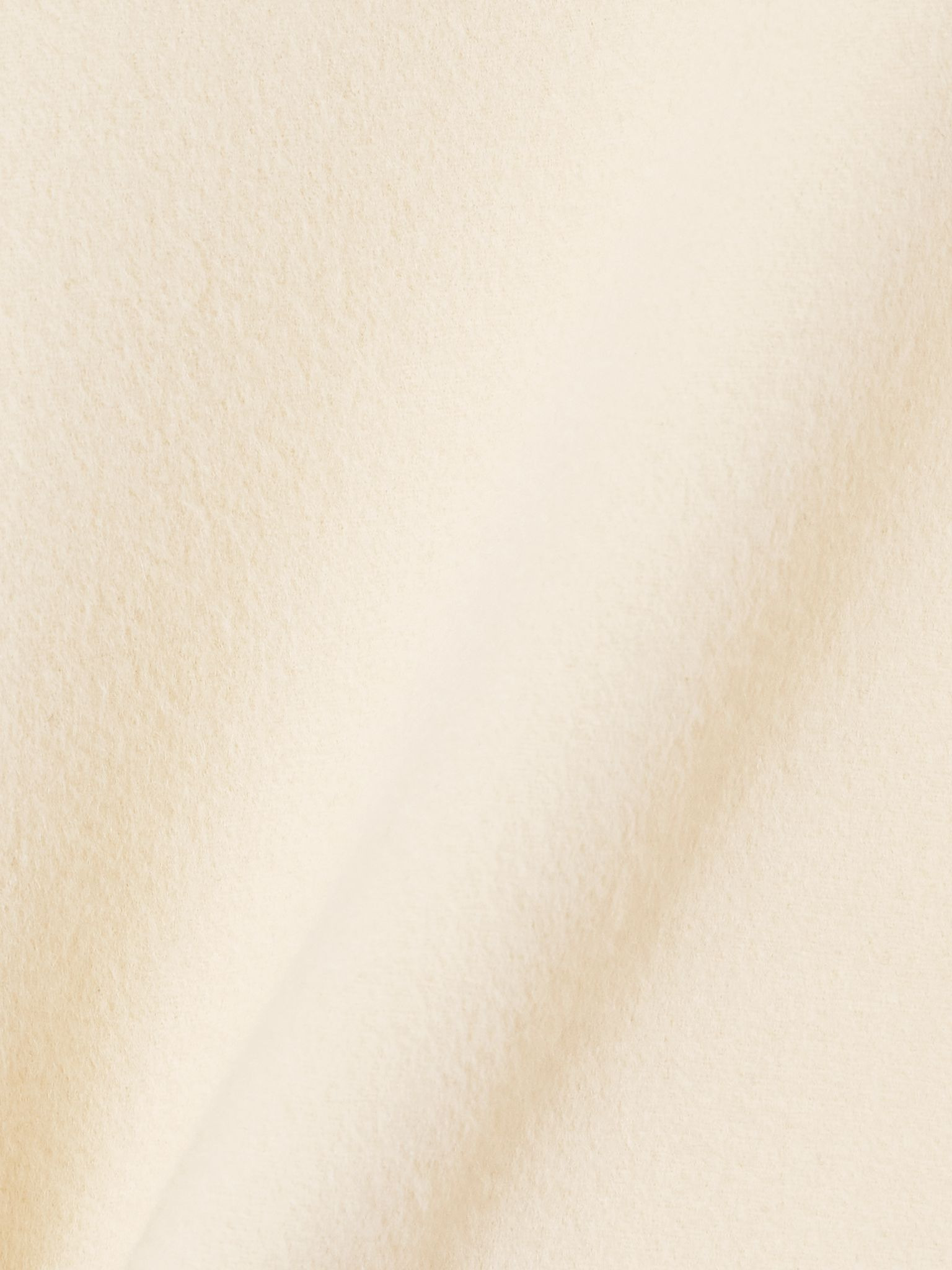 Belted two-tone brushed wool and cashmere-blend coat Cream - 5