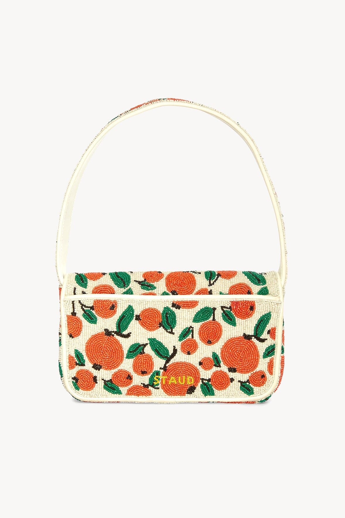 STAUD TOMMY BEADED BAG ORANGES - 2