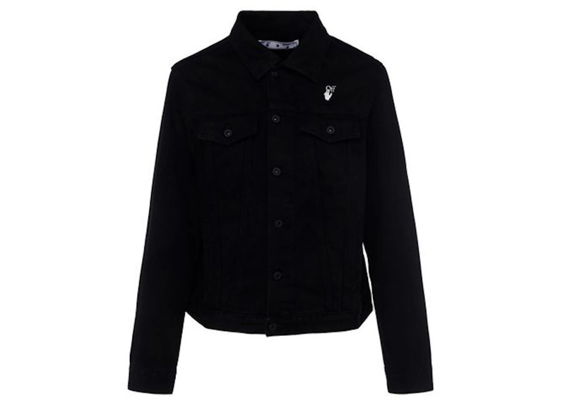 OFF-WHITE Mona Lisa Denim Jacket Black - 1