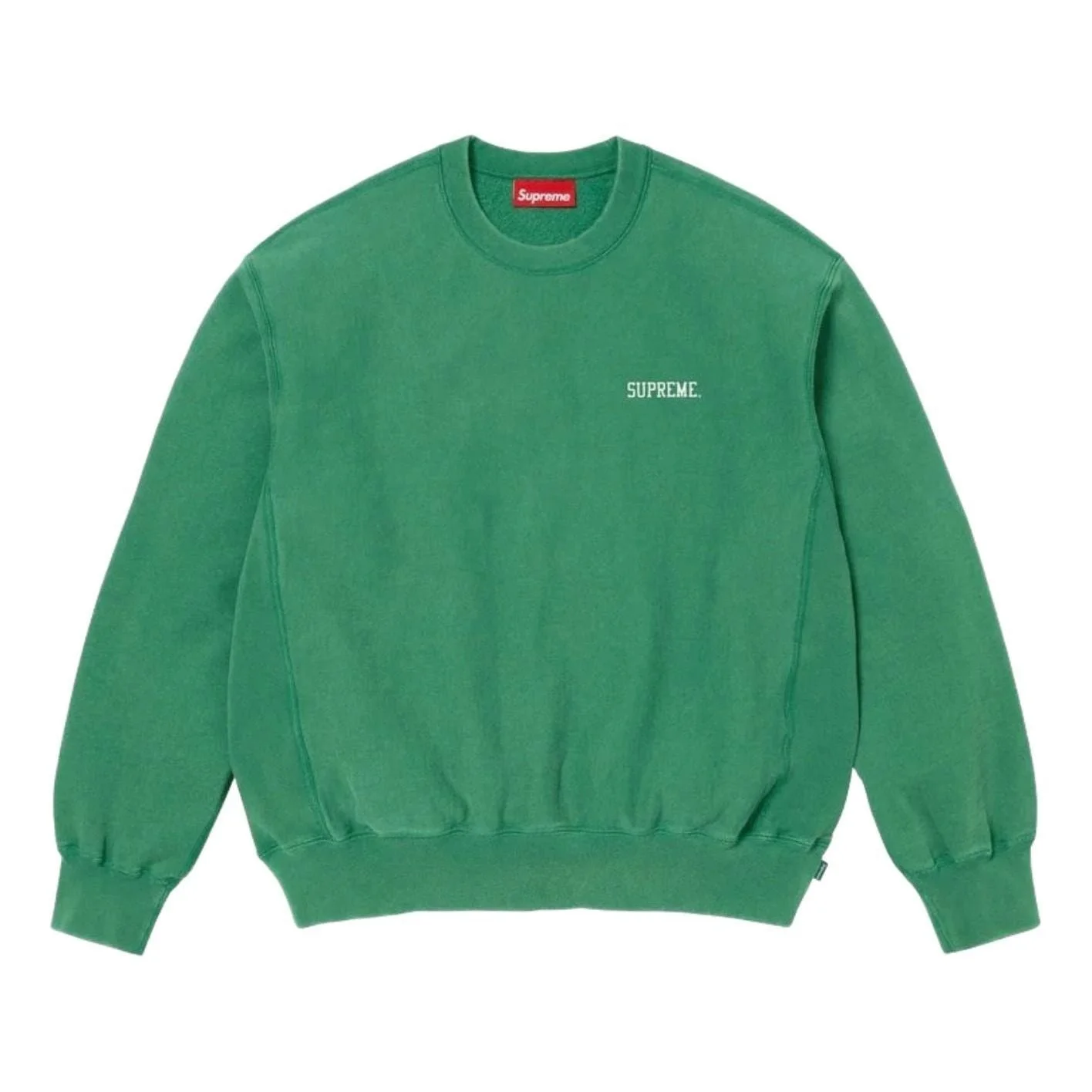 Supreme SS26 Washed Crewneck 'Green' SUP-SS26-304-GRN - 1