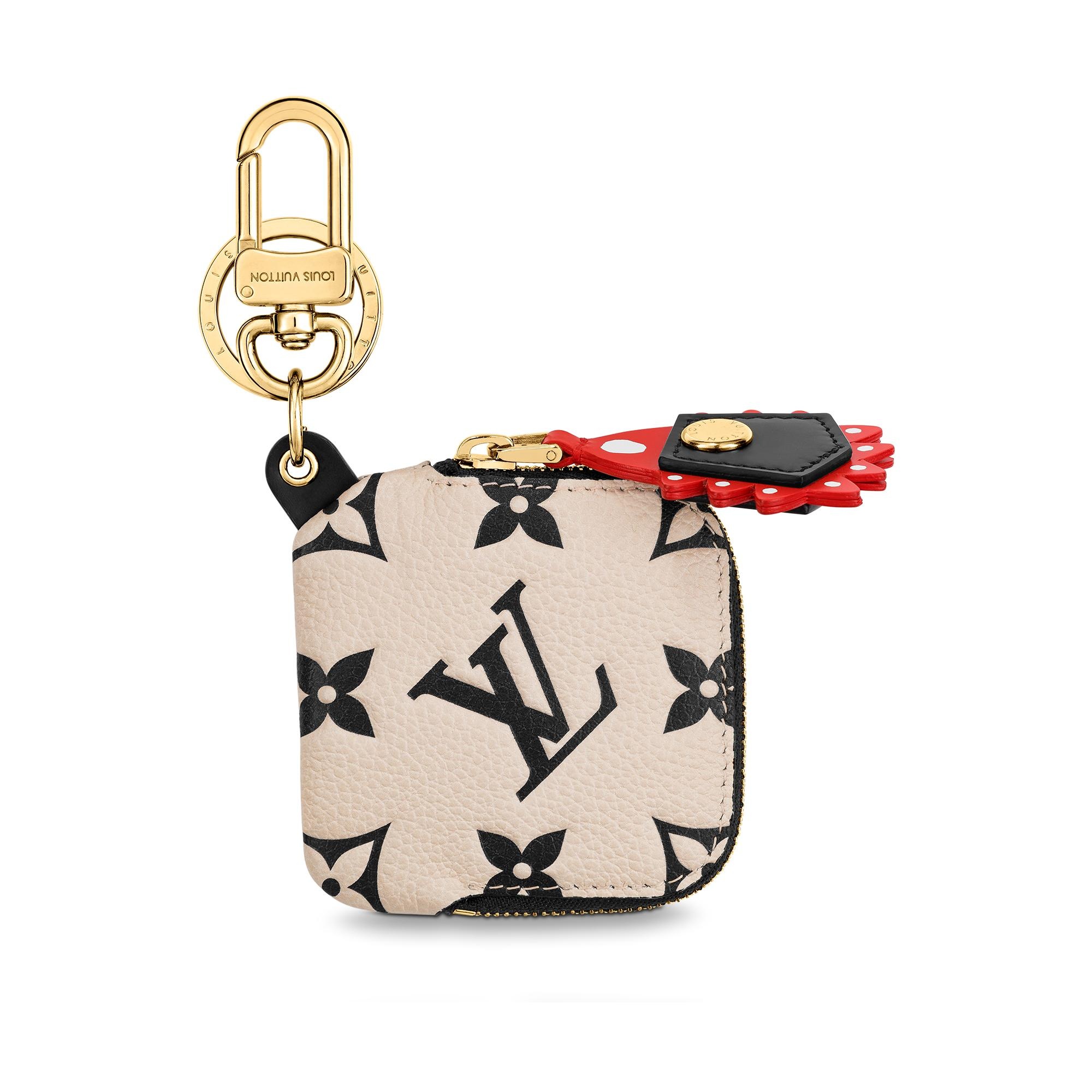 LV Crafty Square Pouch Bag Charm and Key Holder - 1