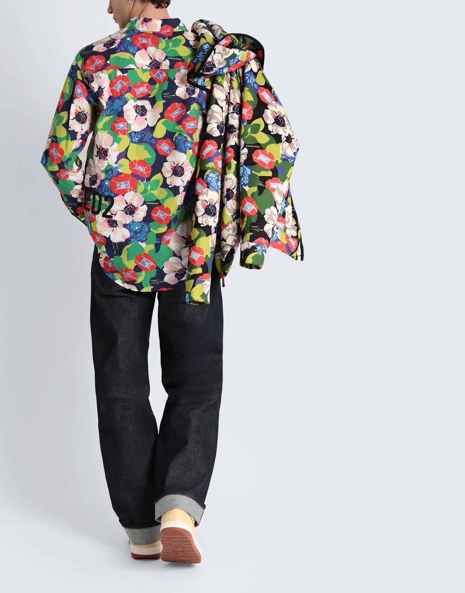 Green Men's Patterned Shirt - 3