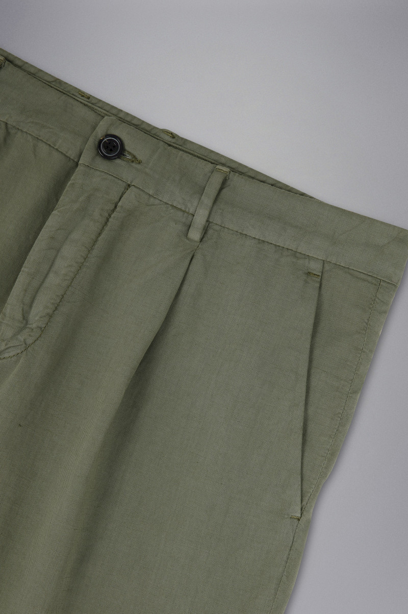 LINEN E COTTON BERMUDA SHORTS 5