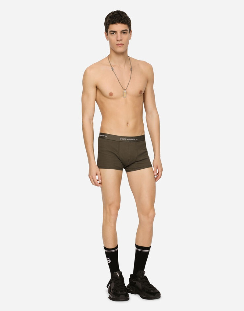 Dolce & Gabbana Fine-rib cotton boxers outlook
