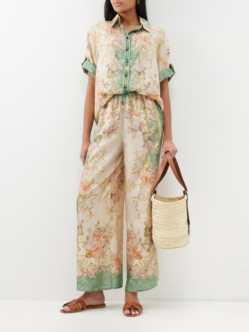 Zimmermann AUGUST RELAXED PANT | REVERSIBLE