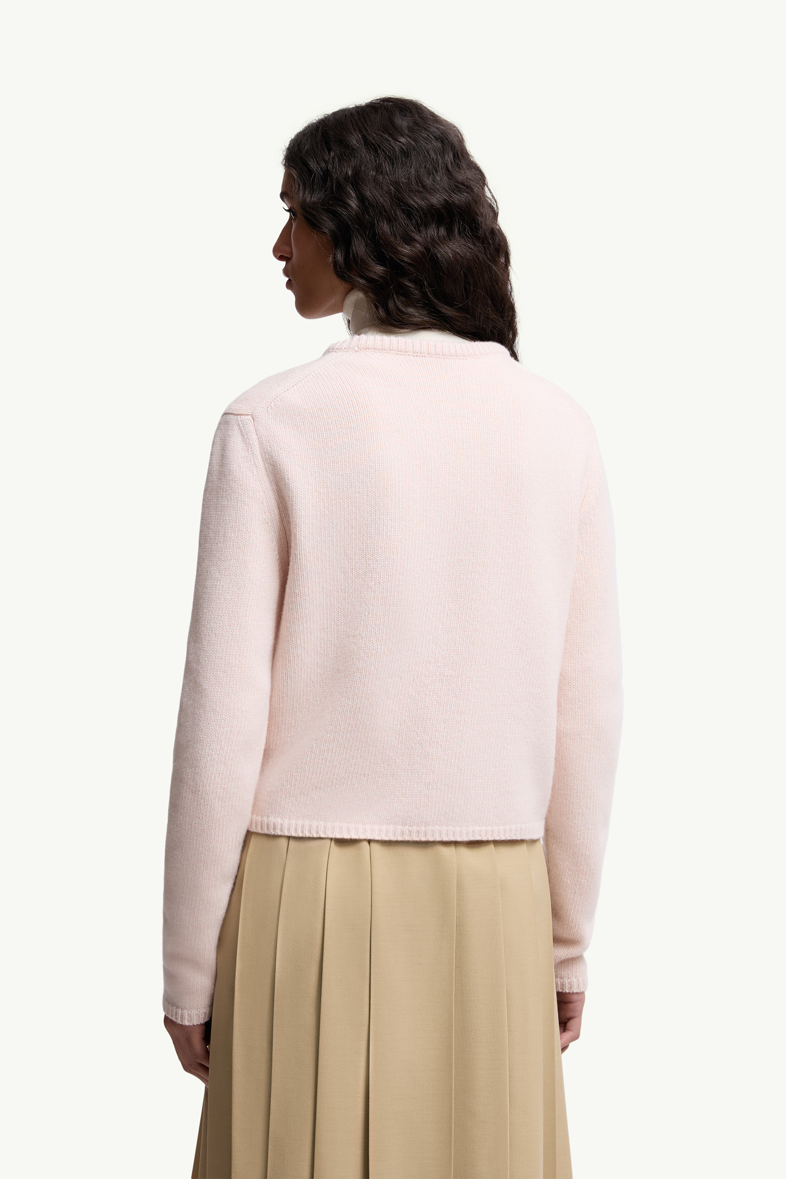 Embroidered Logo Wool & Cashmere Sweater - 5