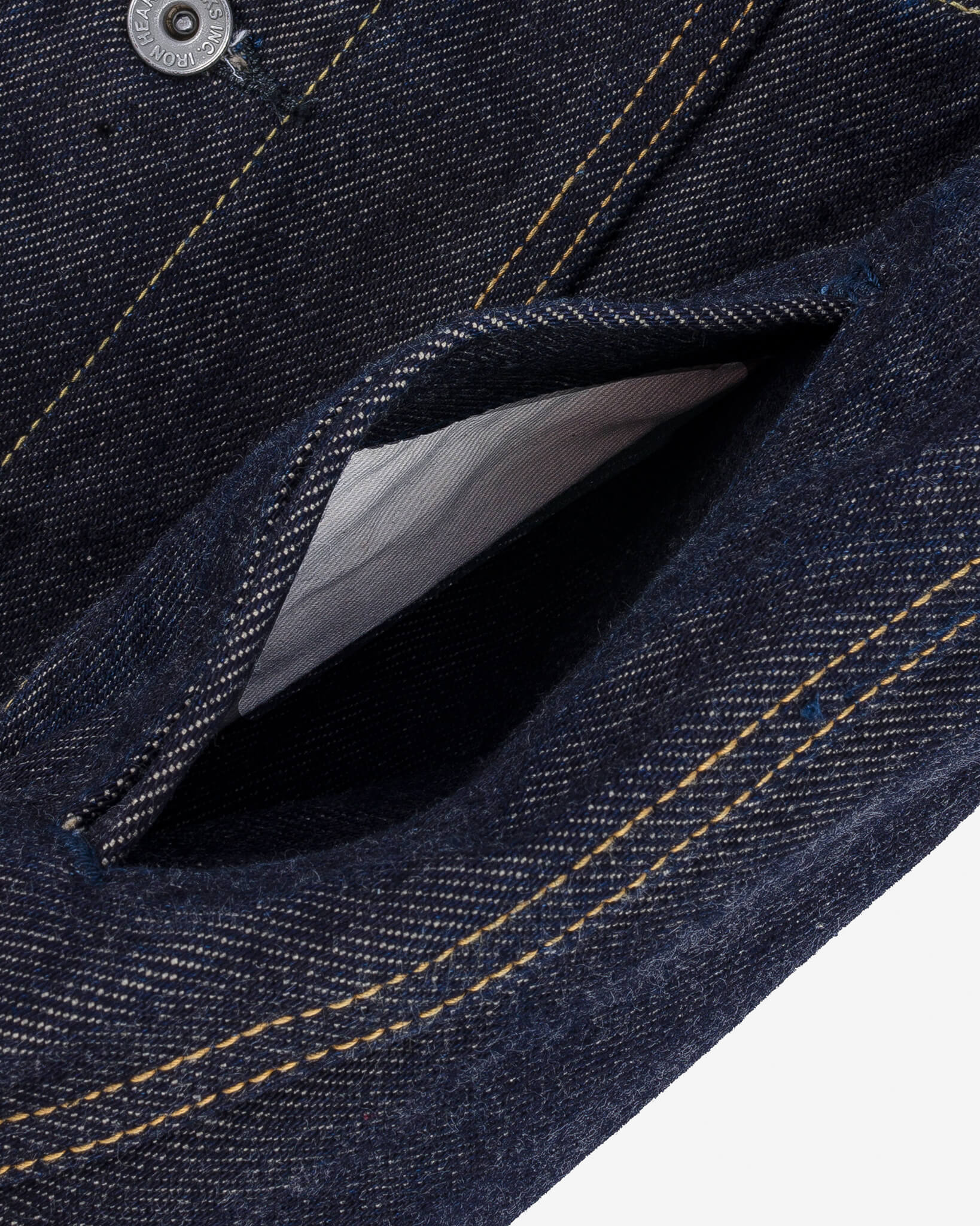 IH-526PJ 21oz Selvedge Denim Modified Type III Jacket - Indigo - 13