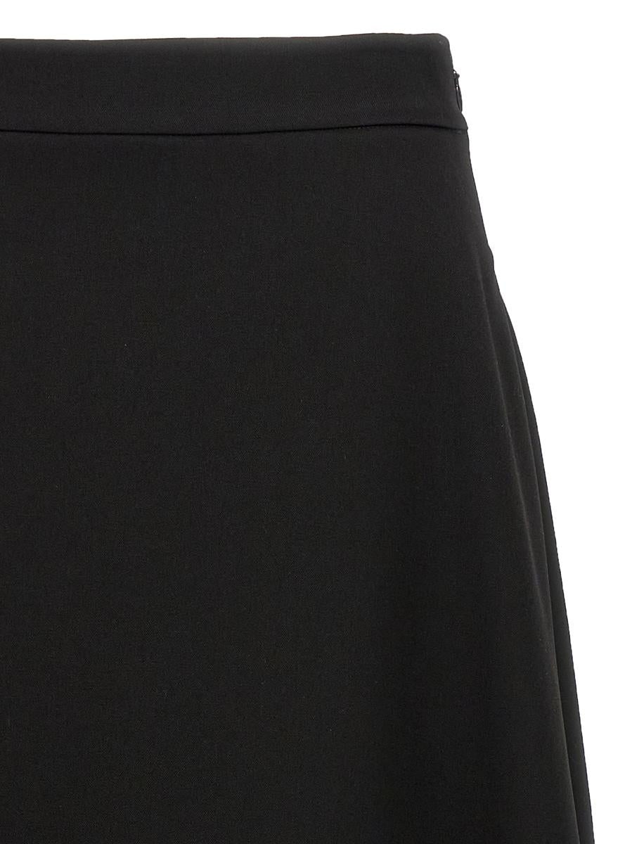 JIL SANDER ASYMMETRICAL SKIRT - 3