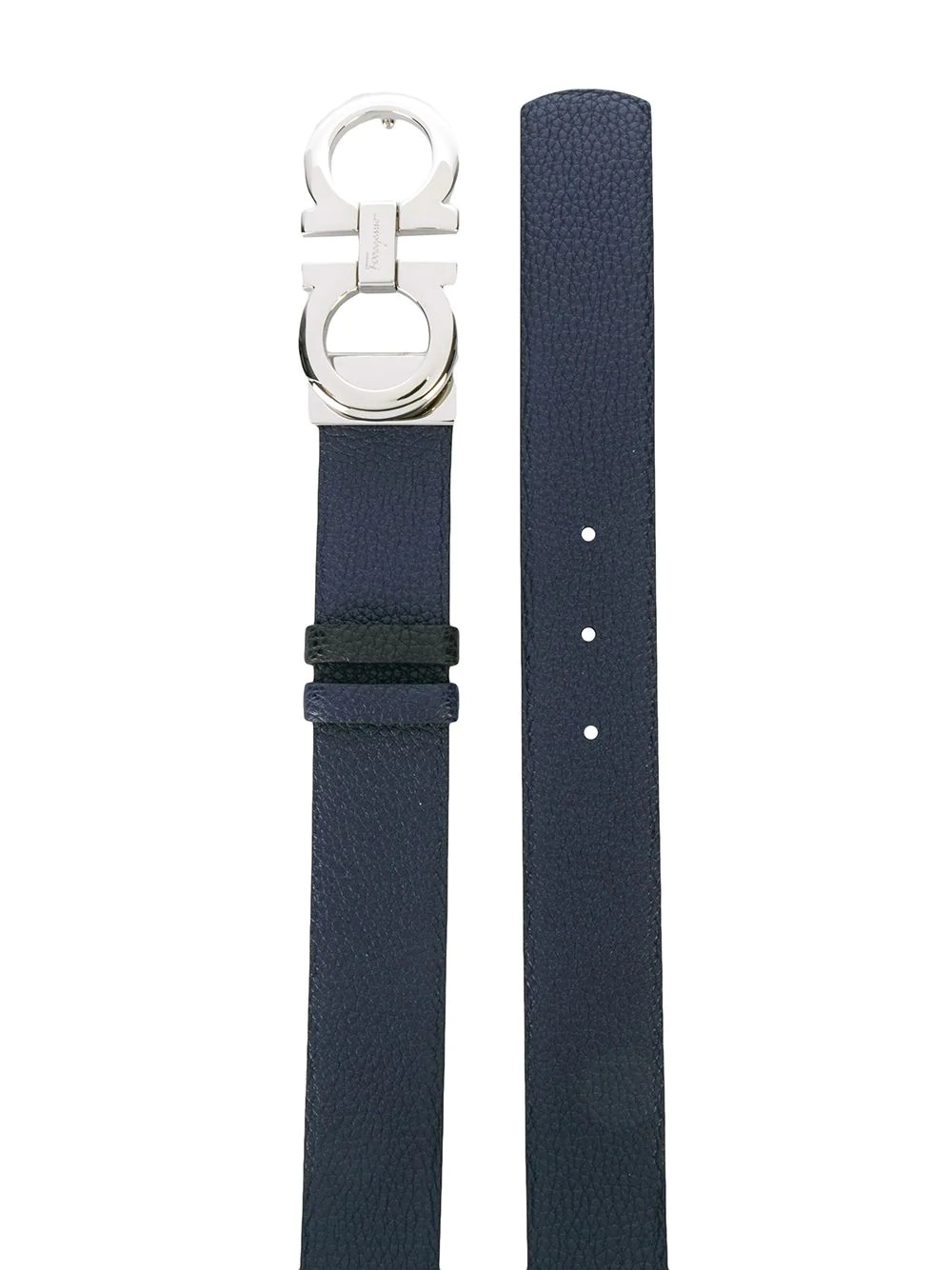 logo buckle belt - 2