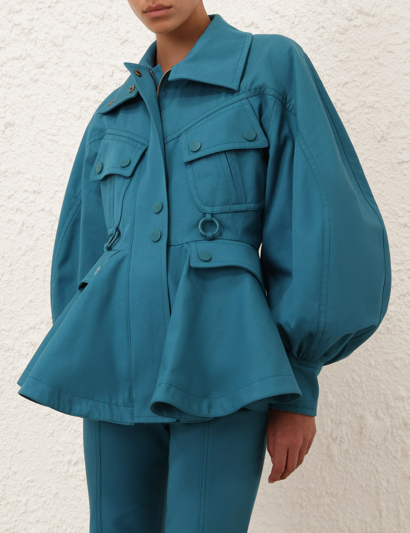 Zimmermann LUNA DRILL UTILITY JACKET outlook